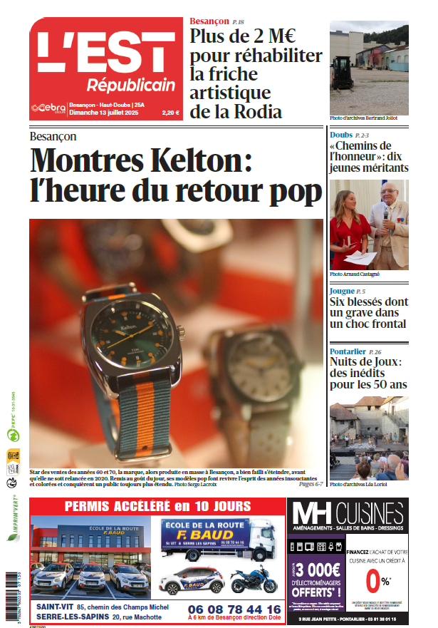 L'Est Republicain : Kelton x Ines de la Fressange