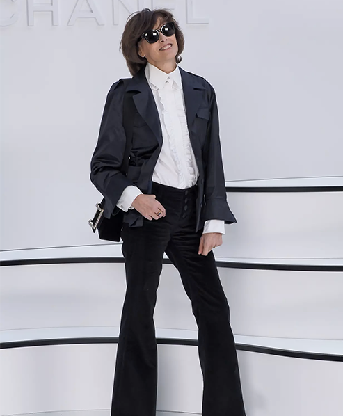 I look di Ines dalla settimana della moda