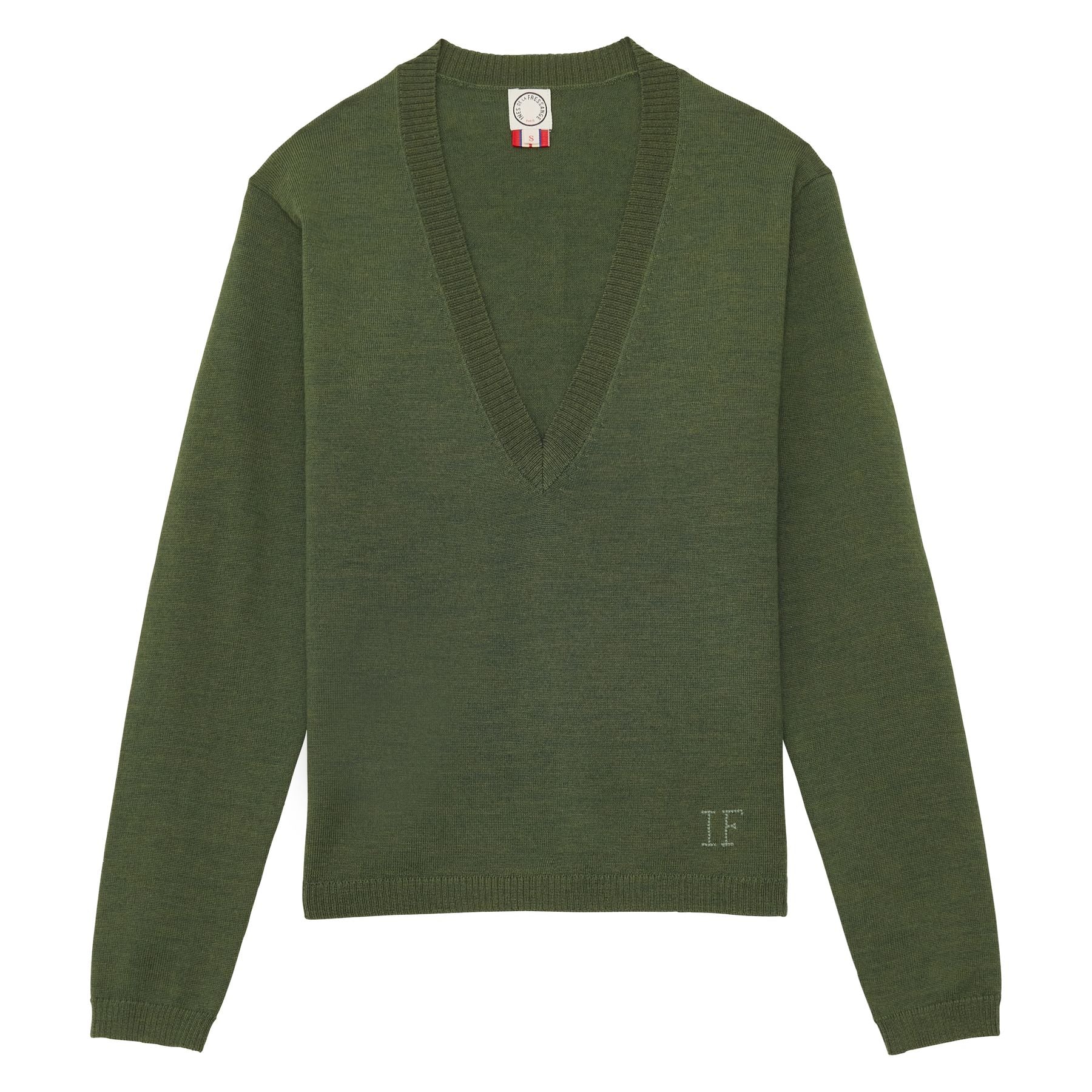Maglia a maglia fine Morgana, cachi