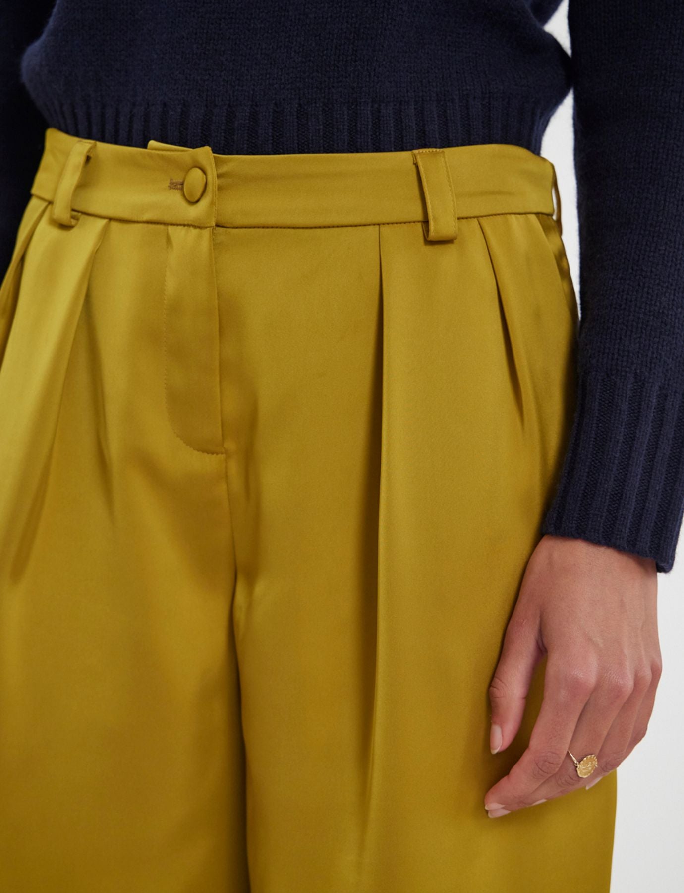 Pantaloni Luciano mostaza