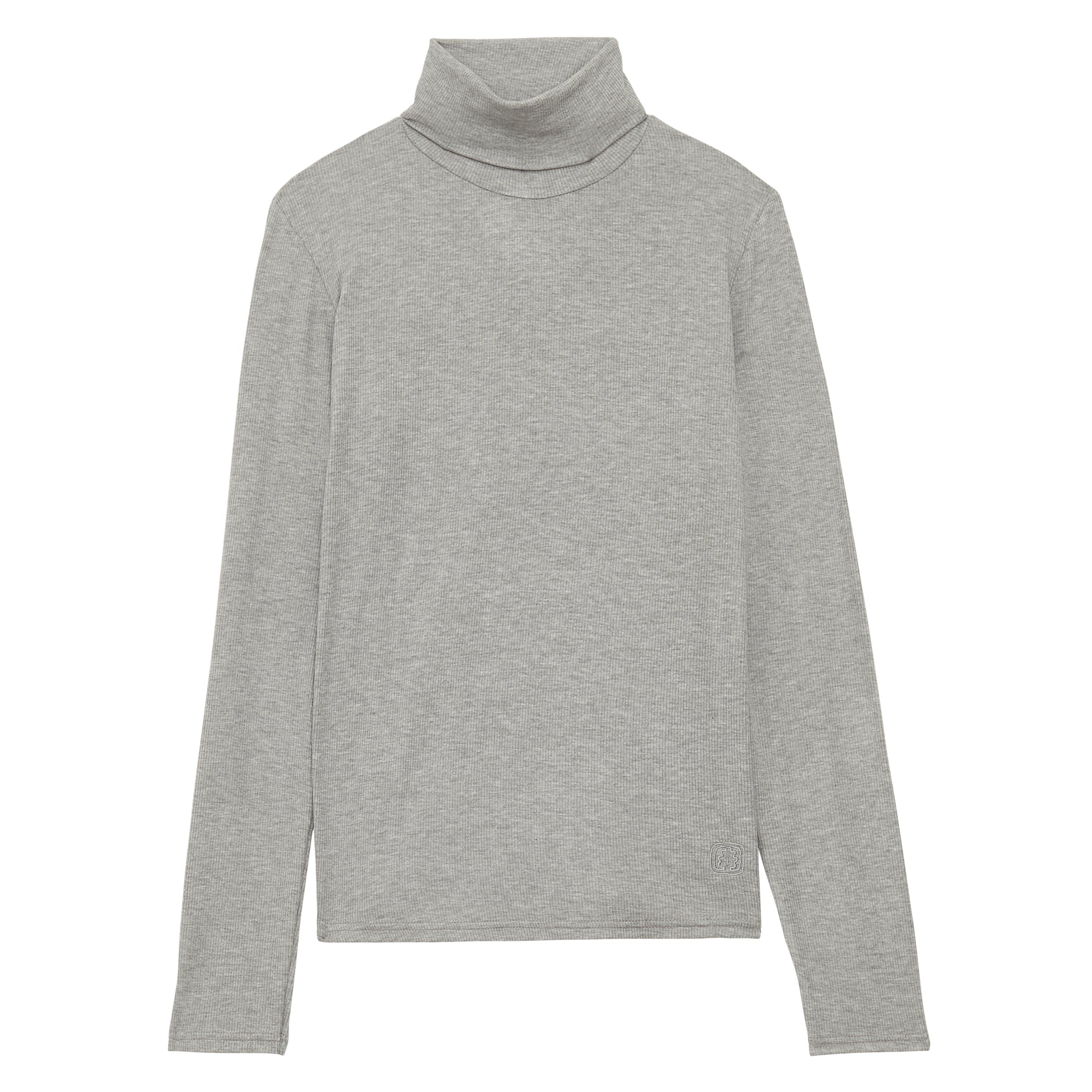 T-shirt Matthieu dolcevita grigia