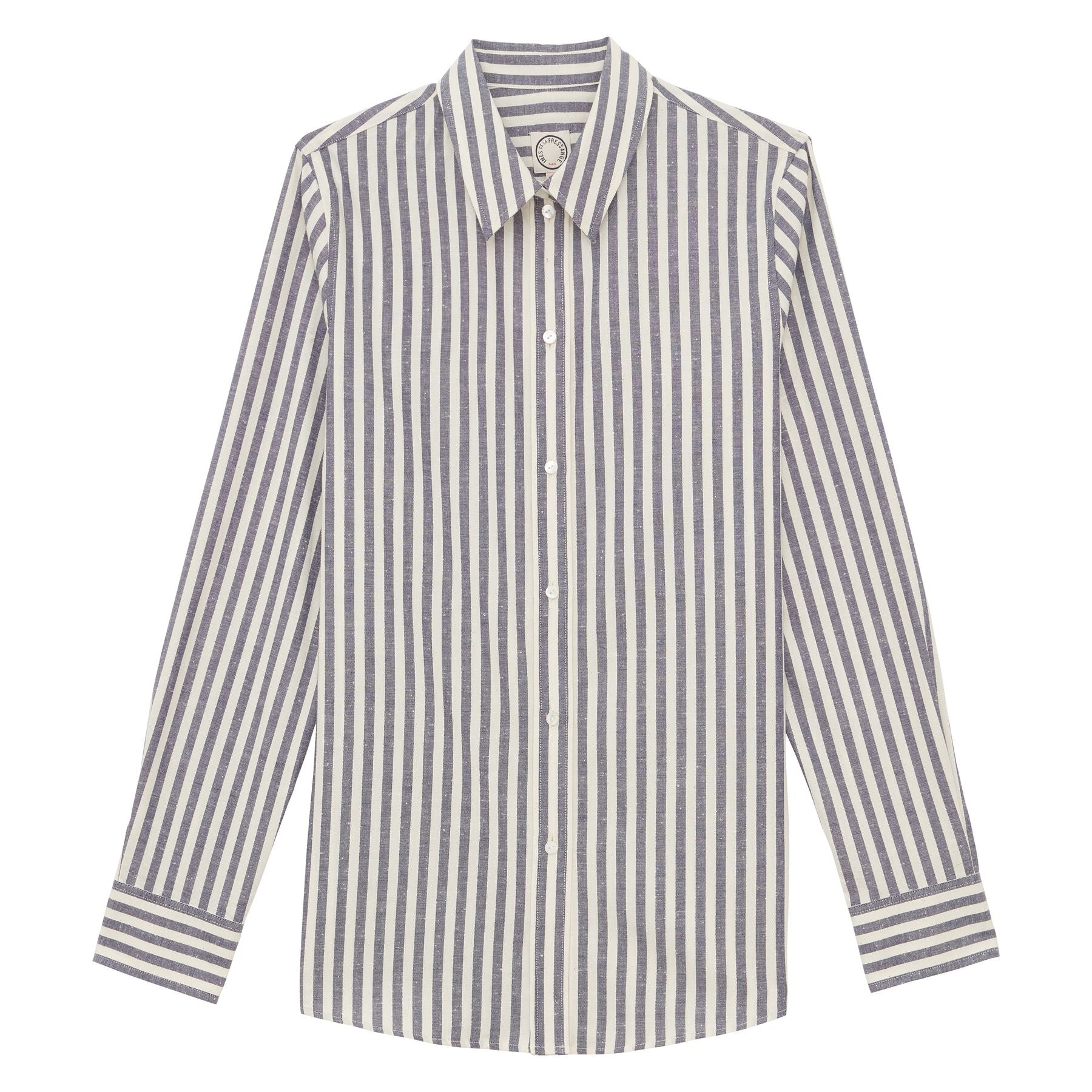 Camisa de algodón azul Martin