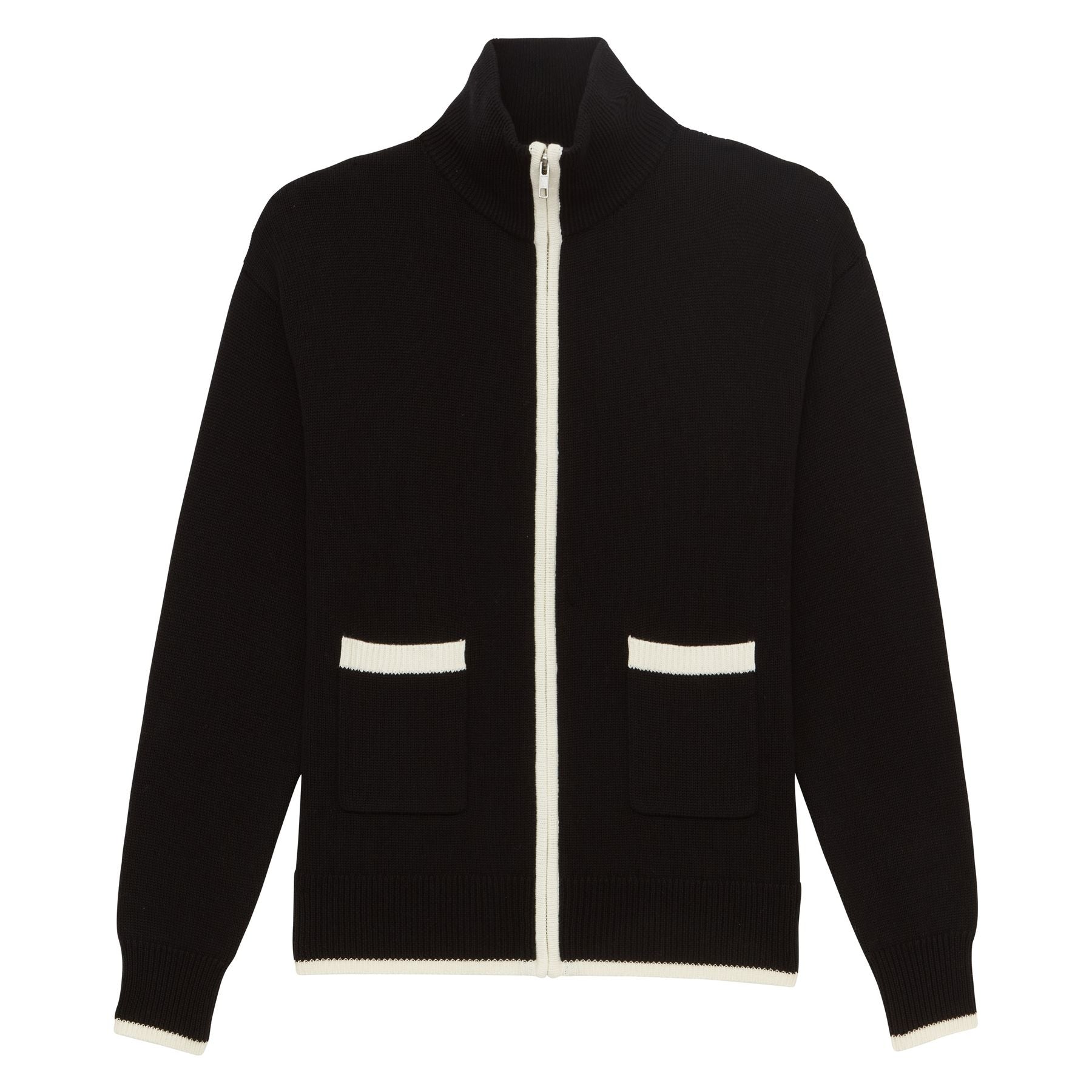 Cardigan Atticus in cotone nero
