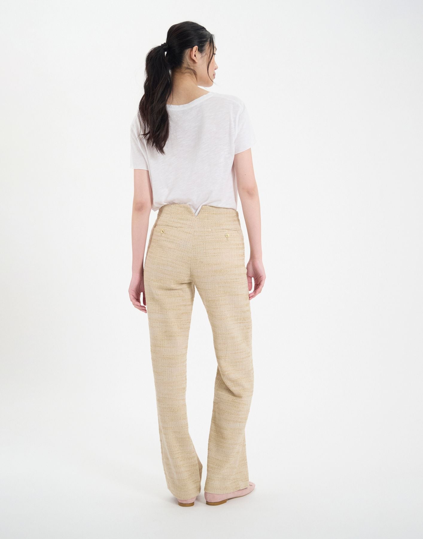 Pantalones puente de arena Gabriel