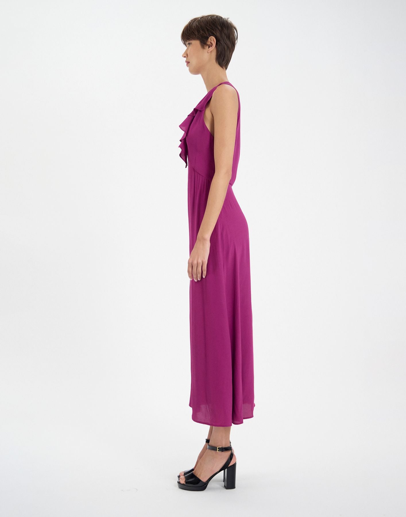 Victorine purple dress
