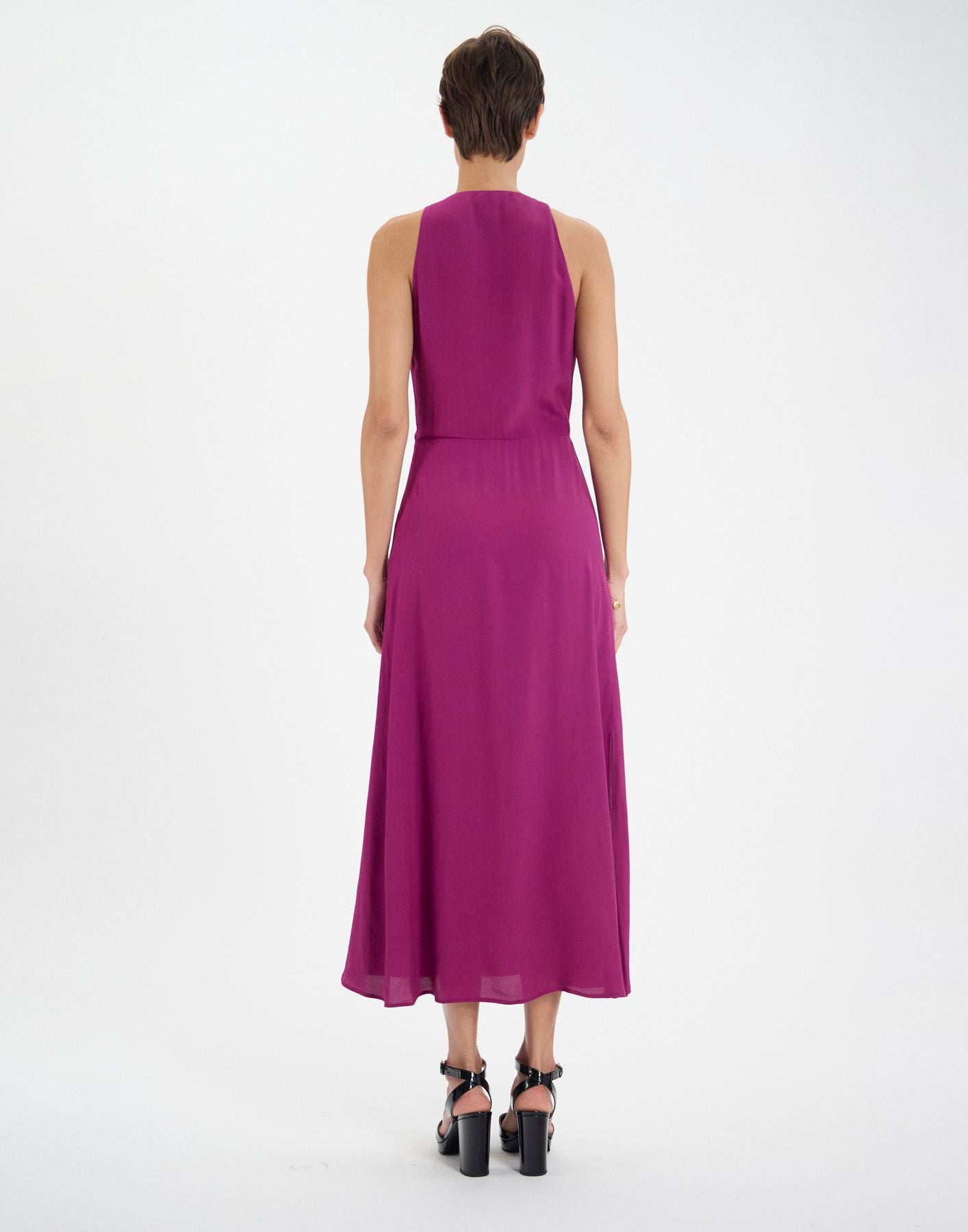 Victorine purple dress