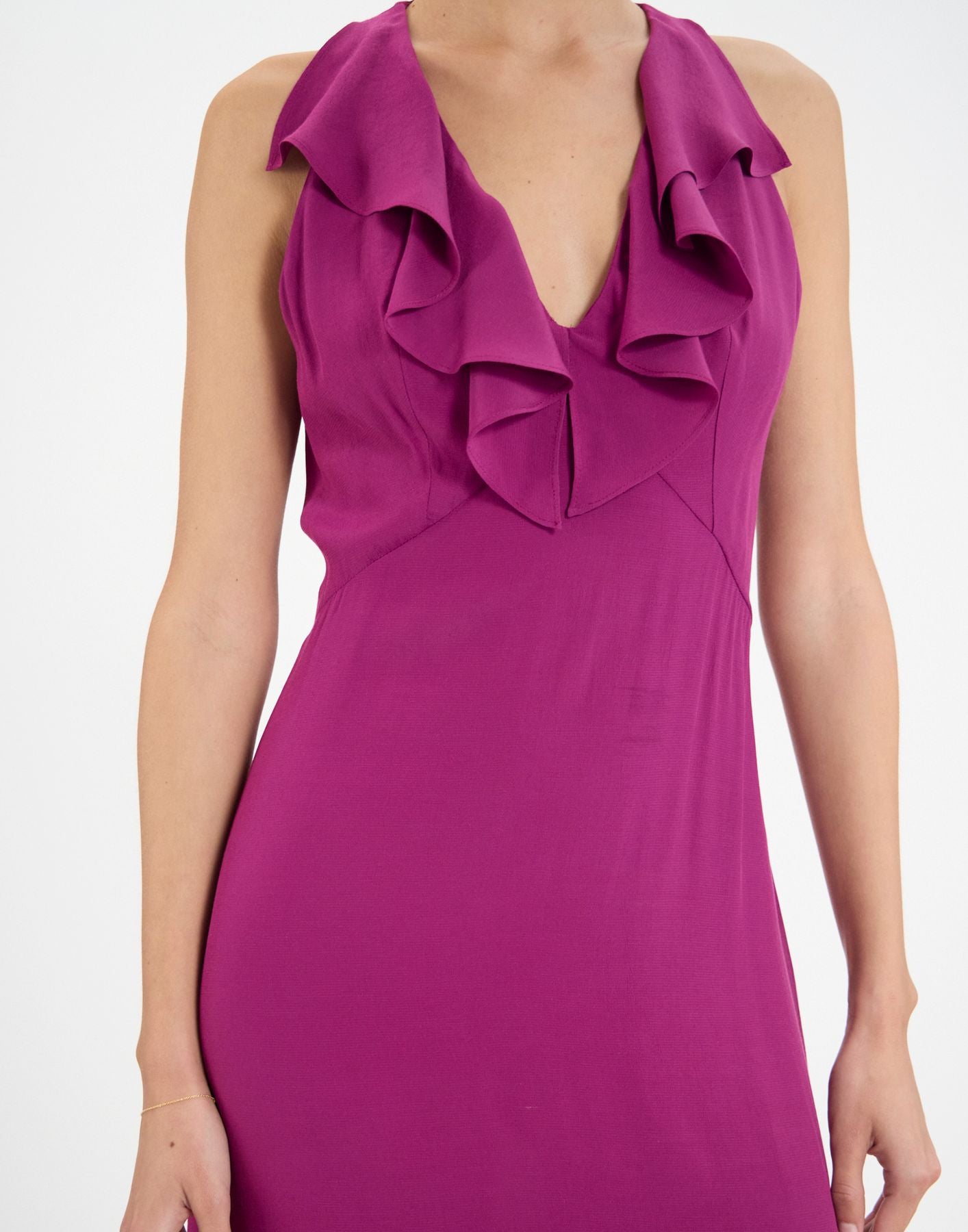 Victorine purple dress