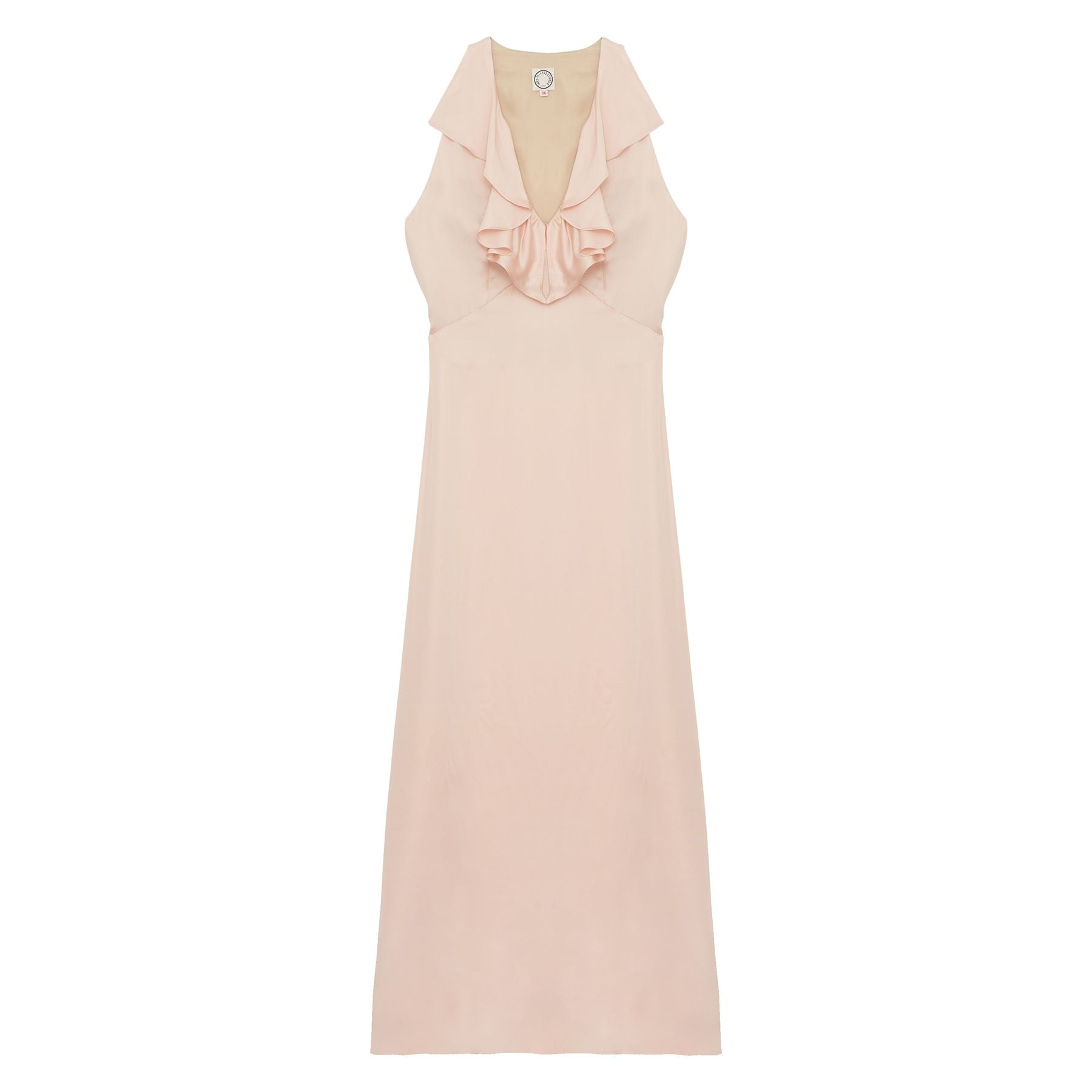 Vestido rosa pálido Victorine