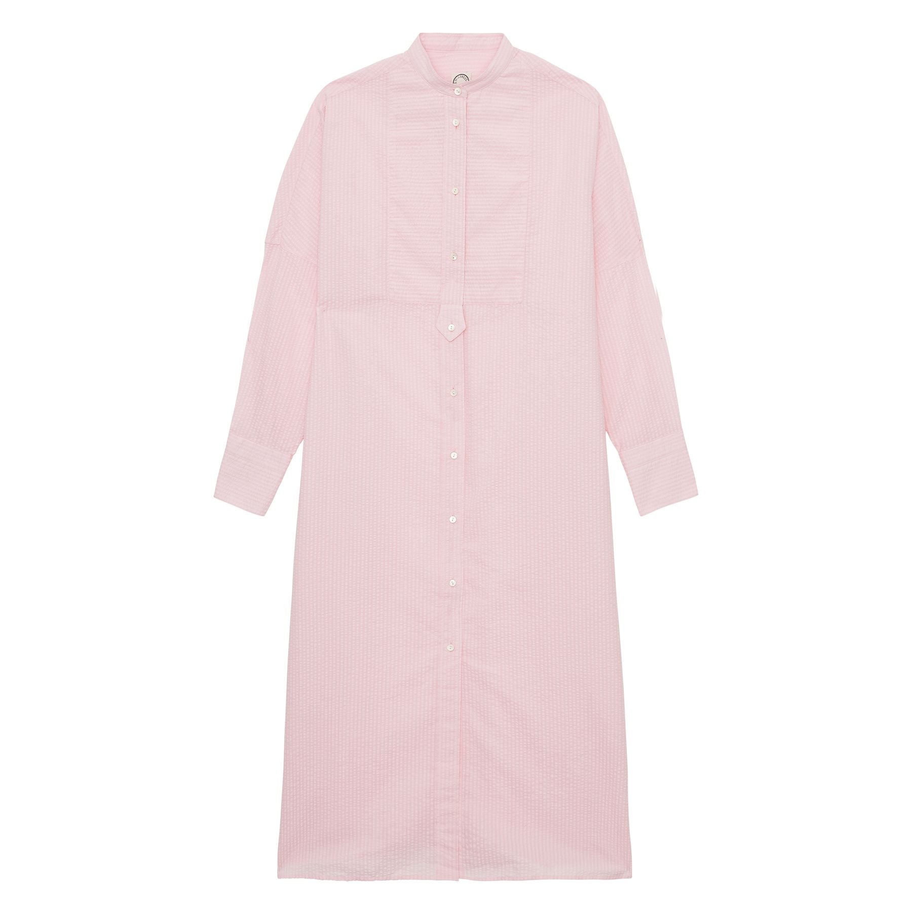 Vestido de algodón rosa para niño