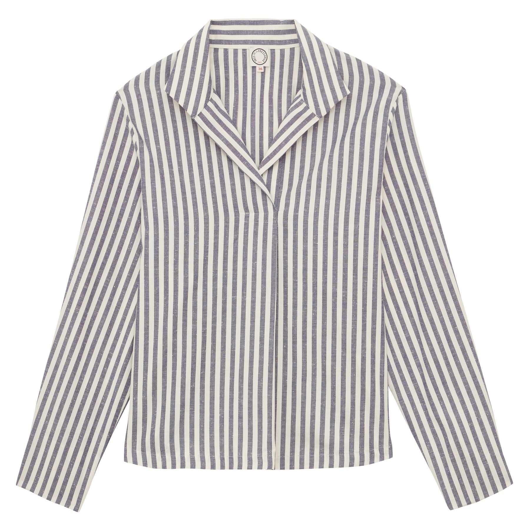 Top Noa in cotone blu