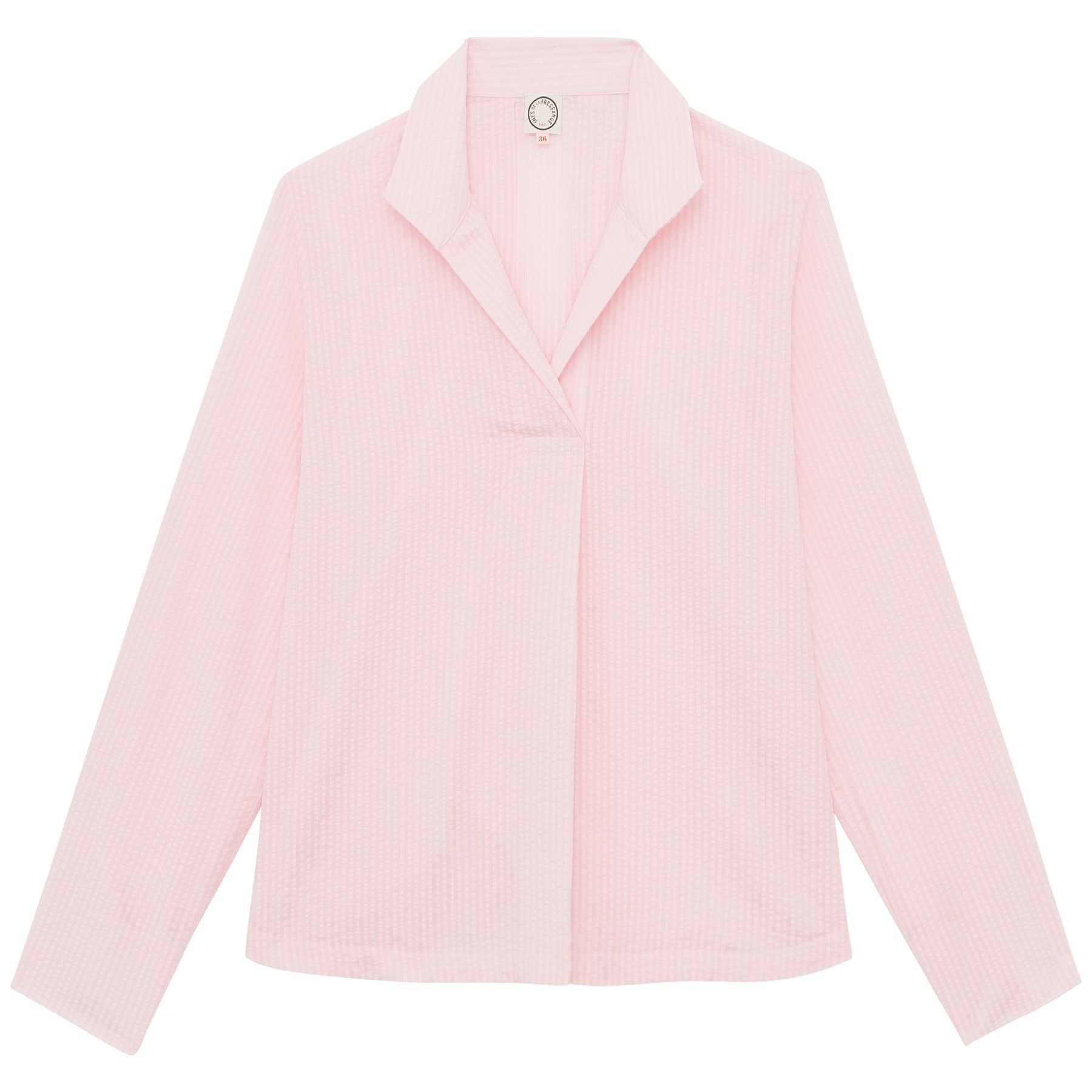 Top Noa de algodón rosa