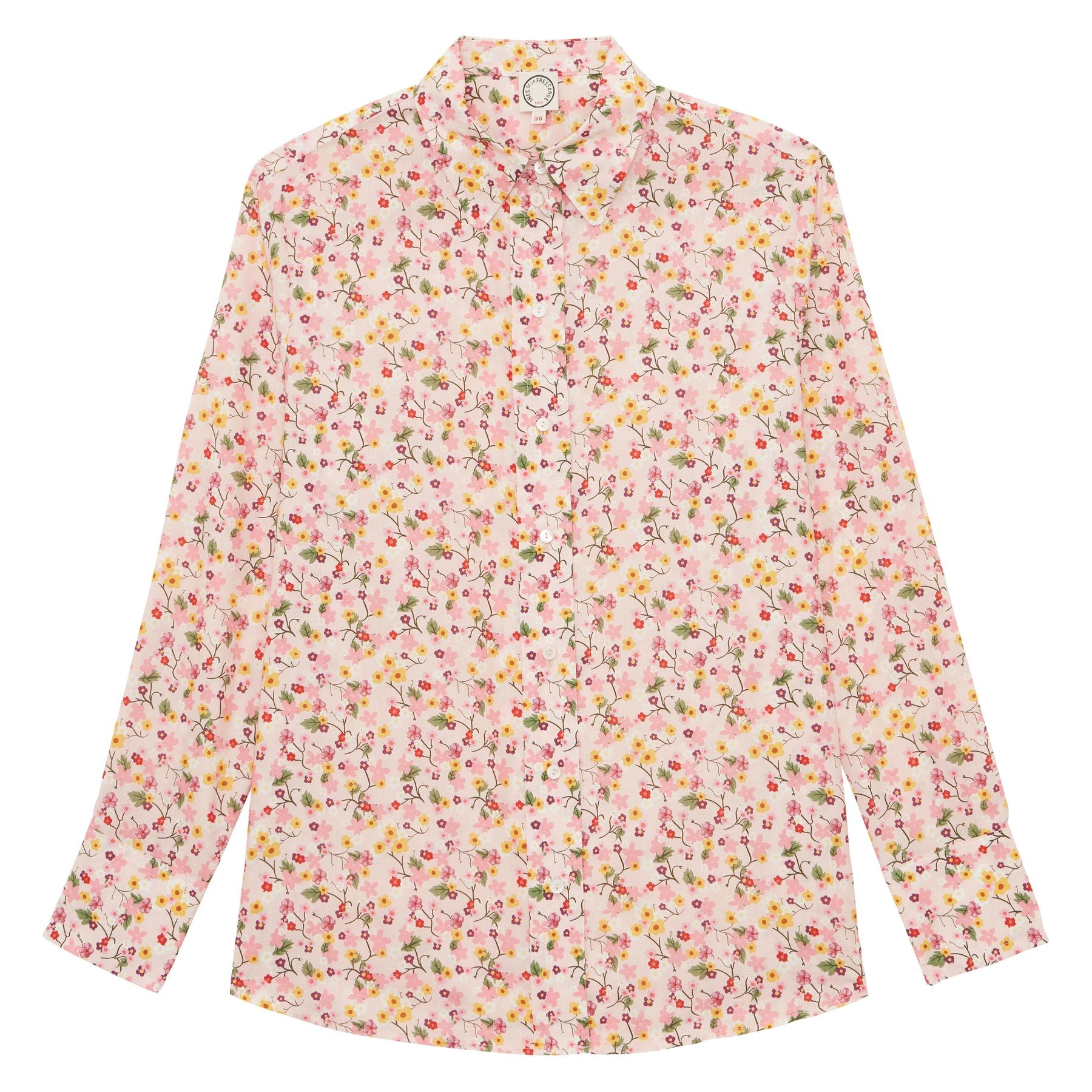 Camisa floral de algodón Maureen