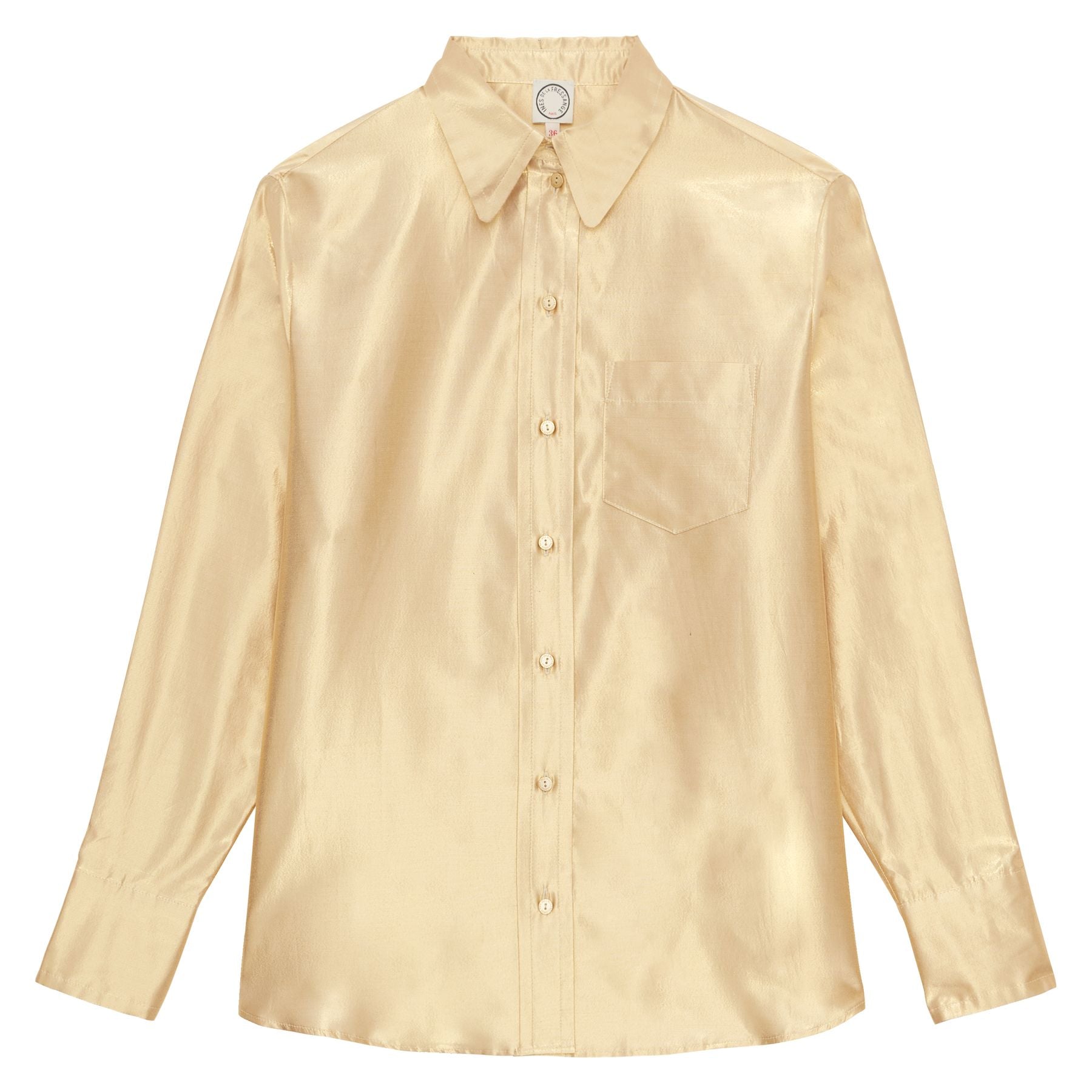 Maureen shirt in gold cotton