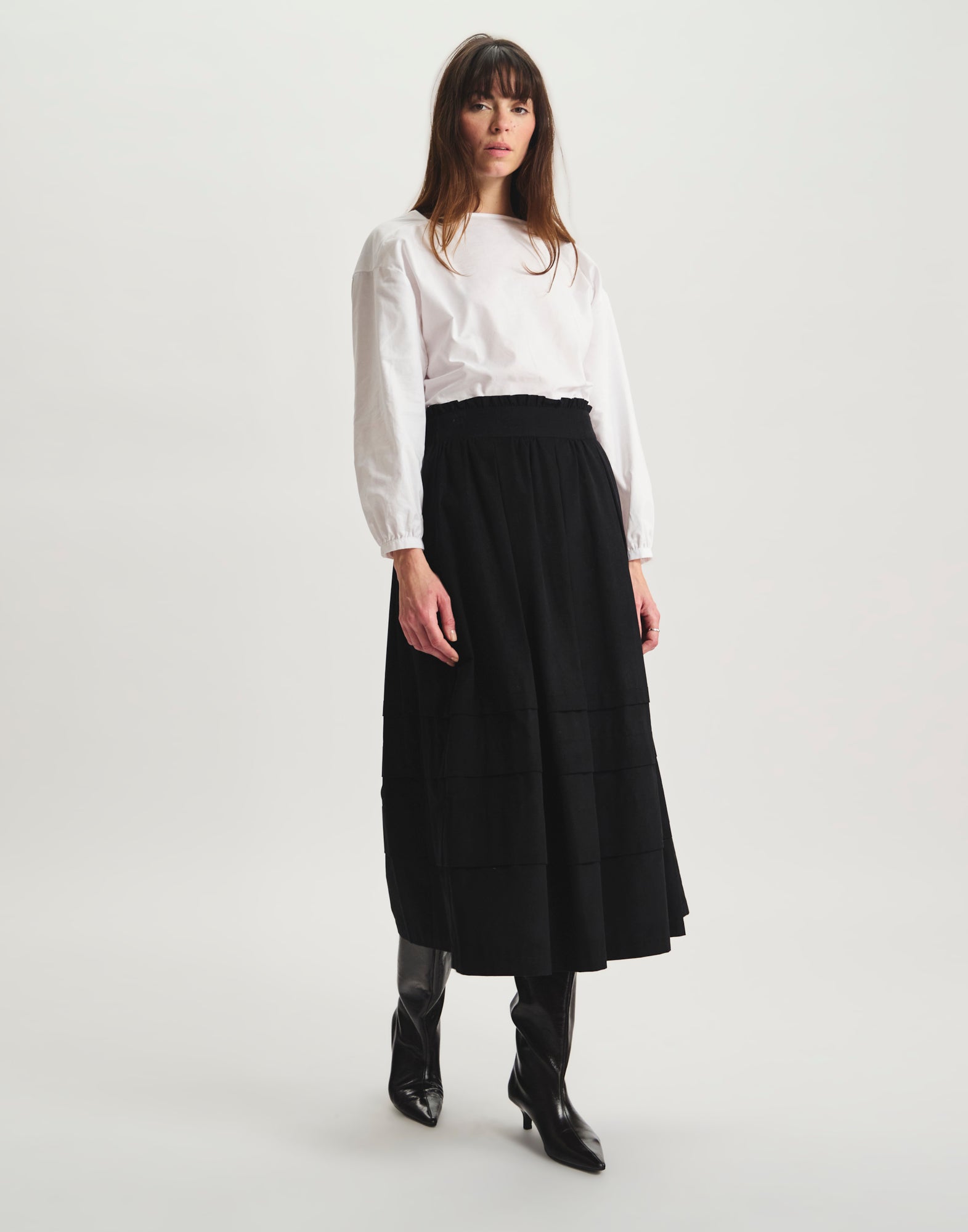 Jupe longue Héloïse en coton