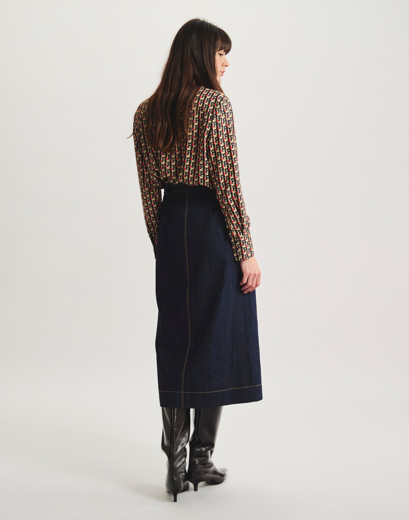 Eral long skirt in cotton