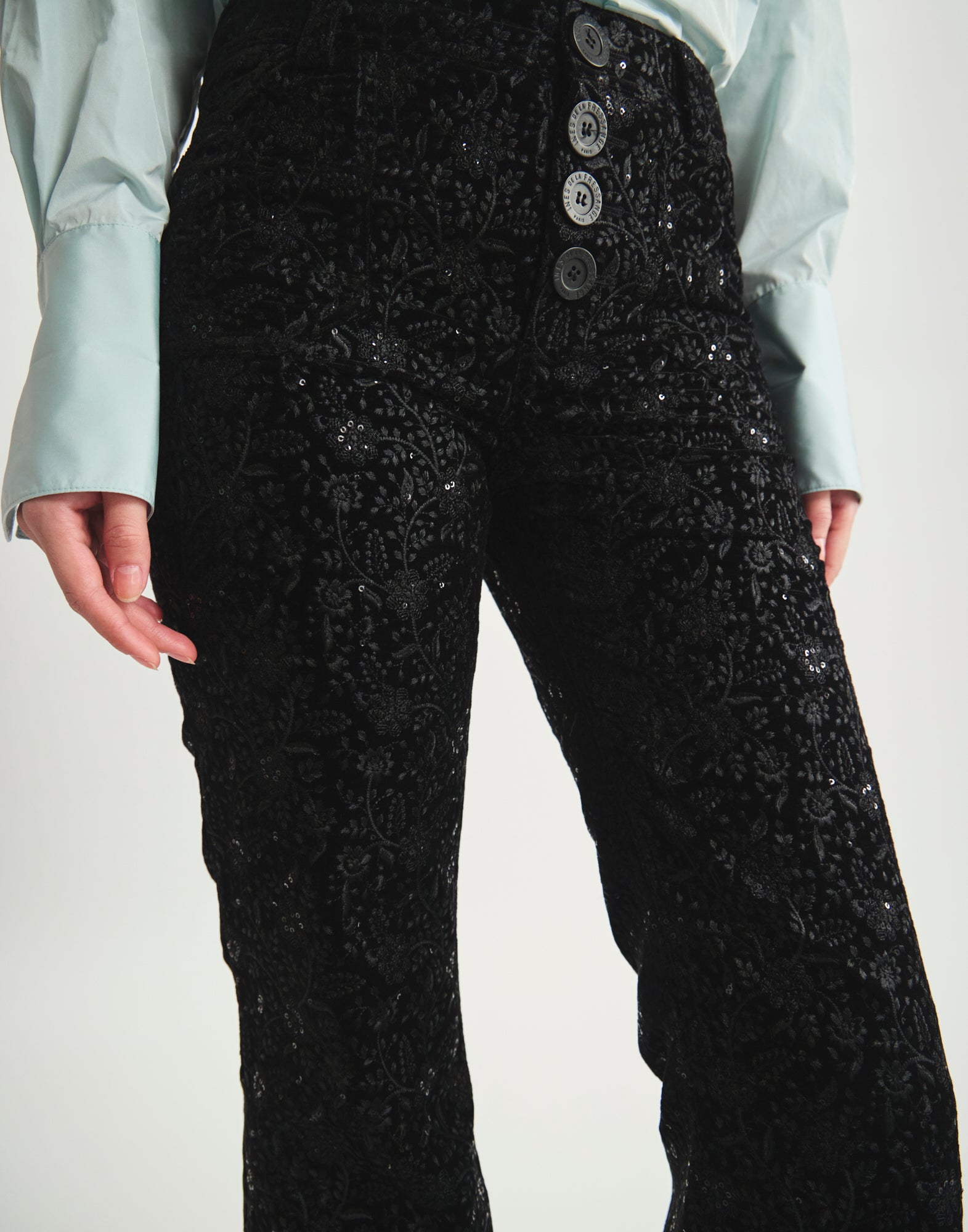 Pantaloni ricamati Charlotte