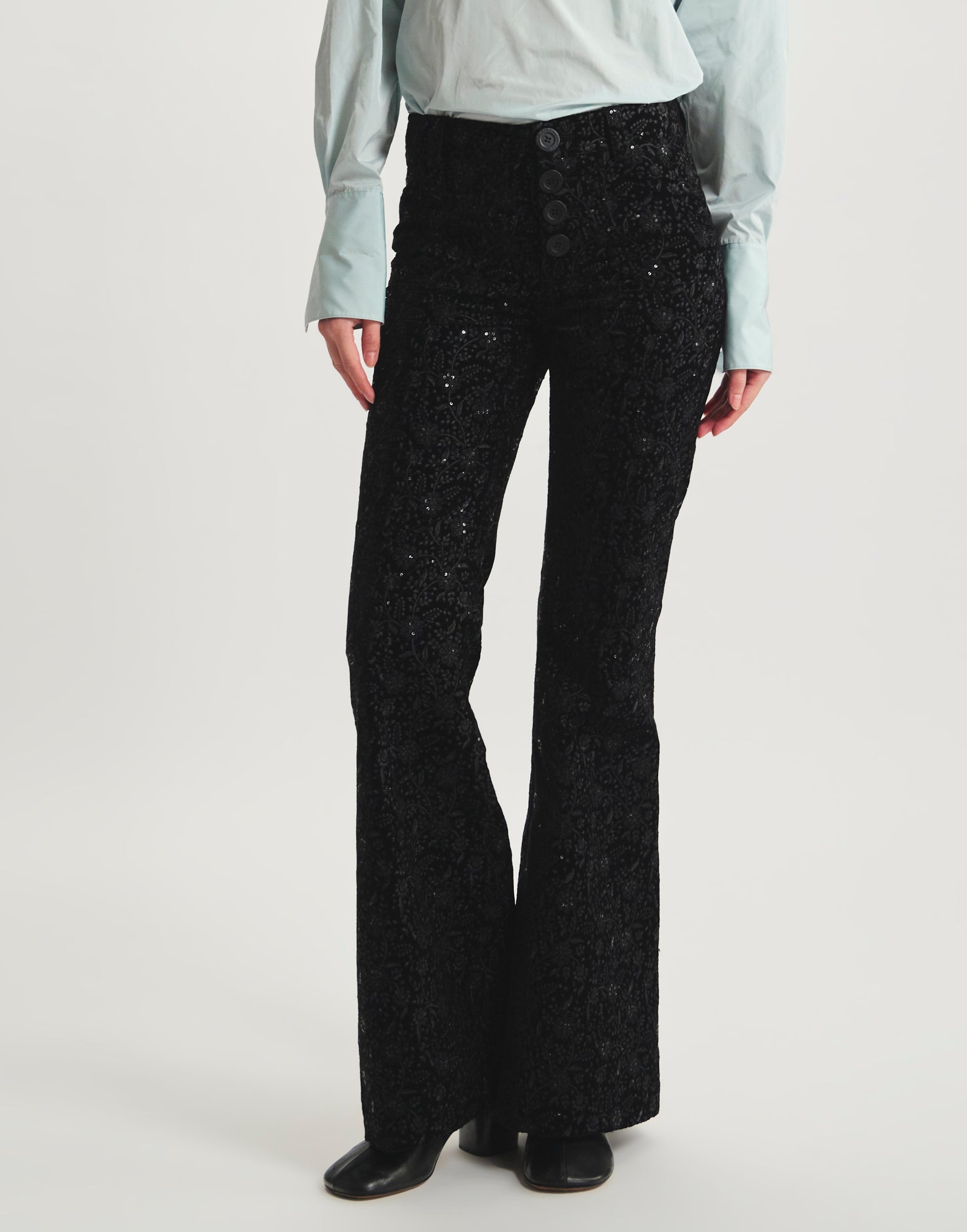 Pantaloni ricamati Charlotte