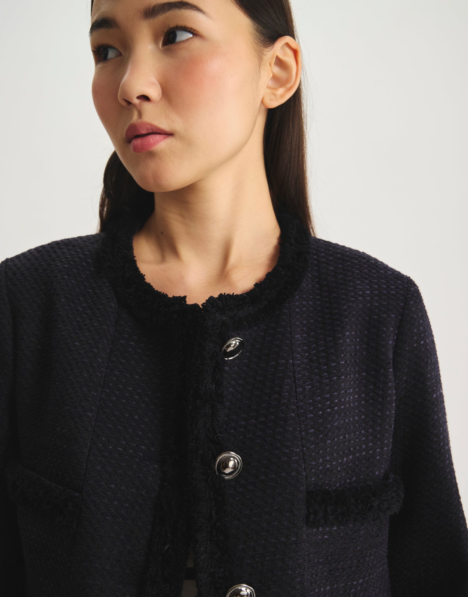 Veste Adelaïde avec galons tissés