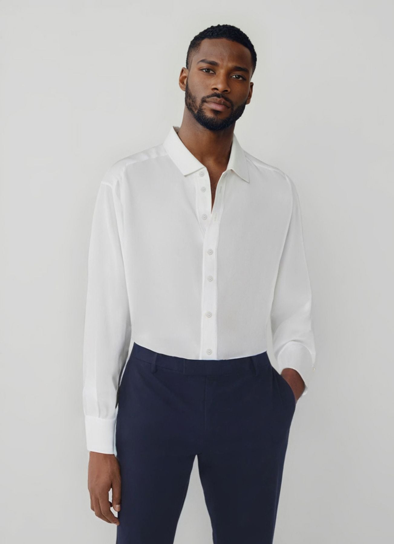 Camisa bianca da uomo Julien
