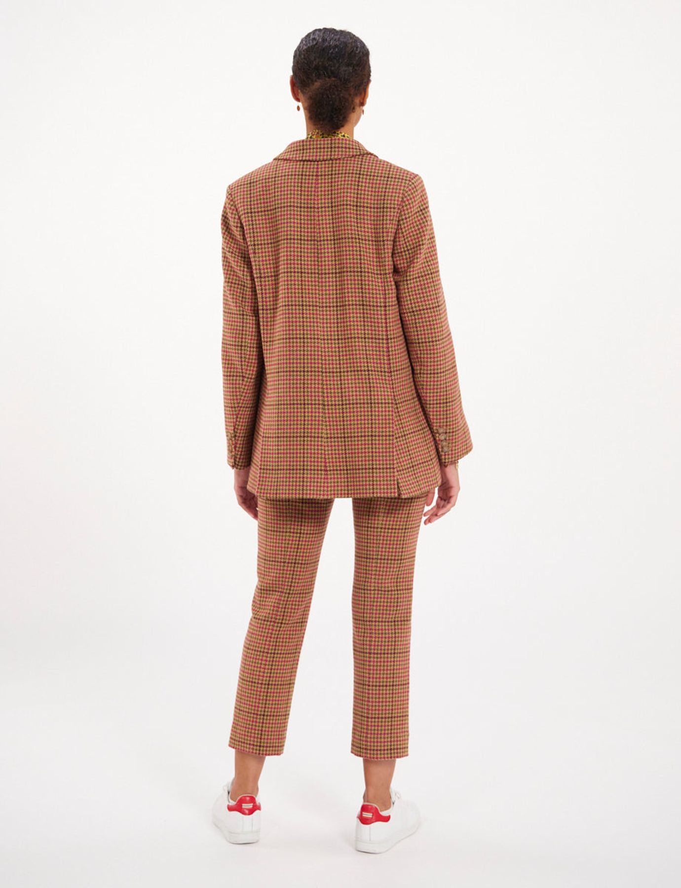 Camicia di lana con pata de gallo Bruna