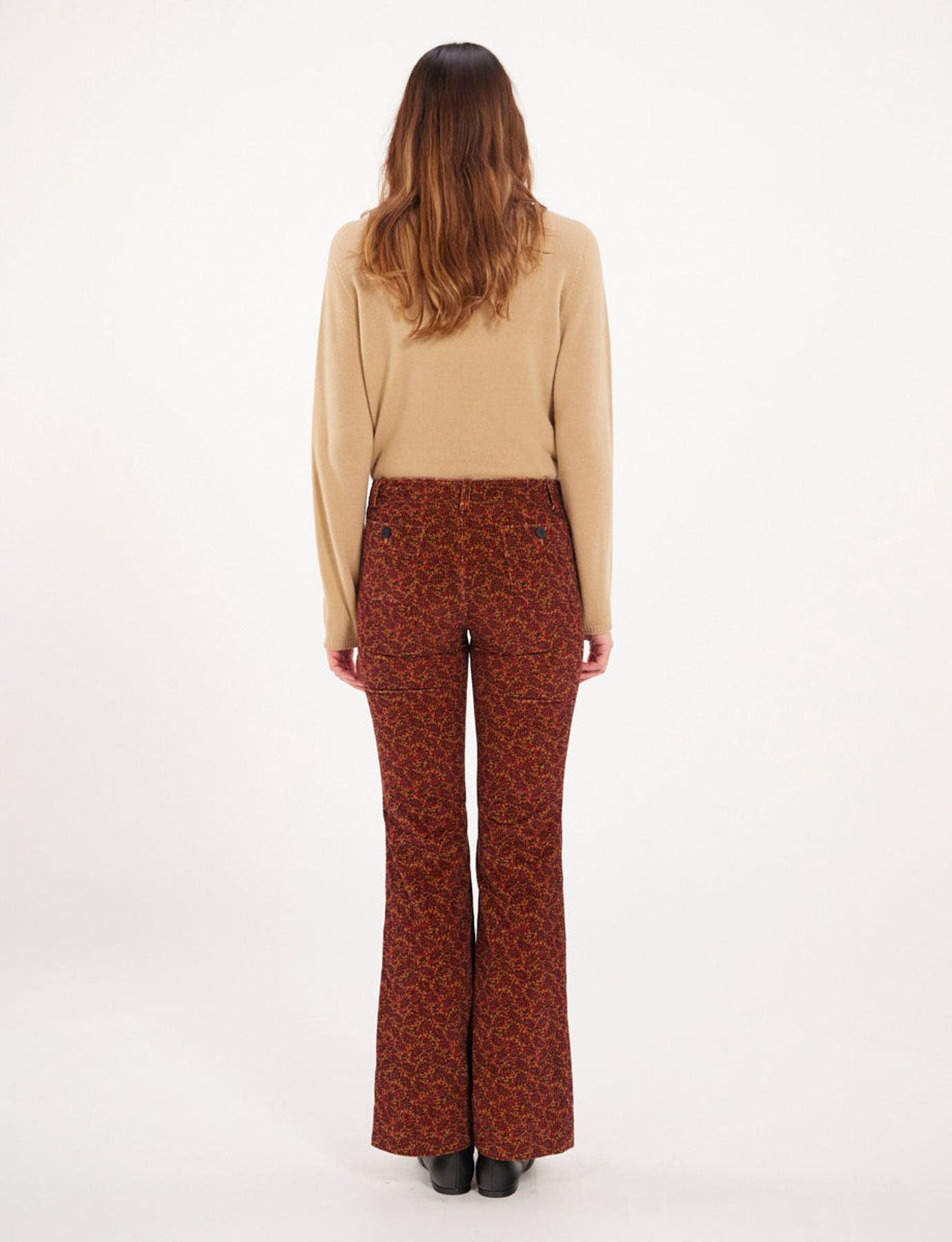 Pantalone Charlotte con estampado óxido