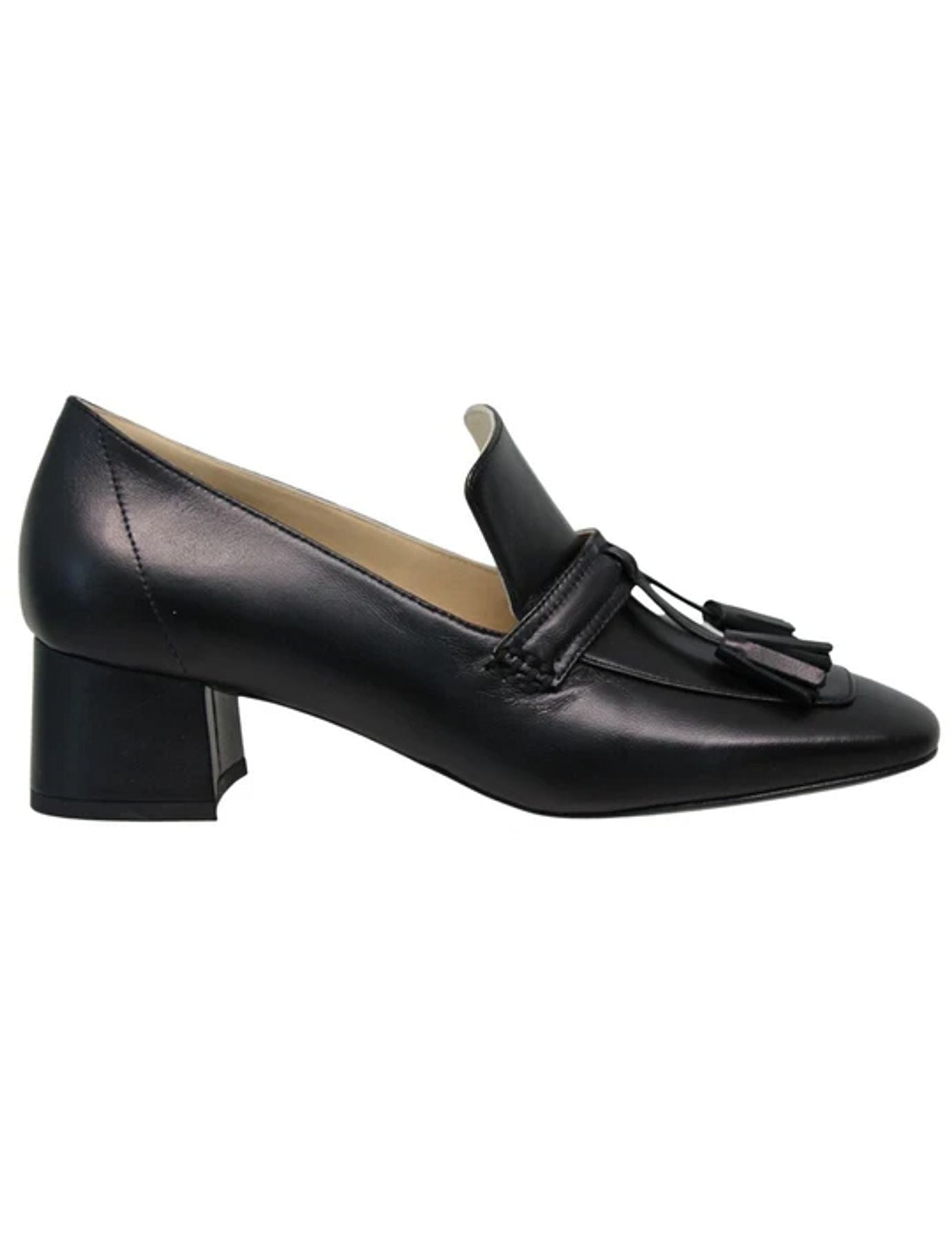 Scarpe da ginnastica Élise di pelle flessibile nera