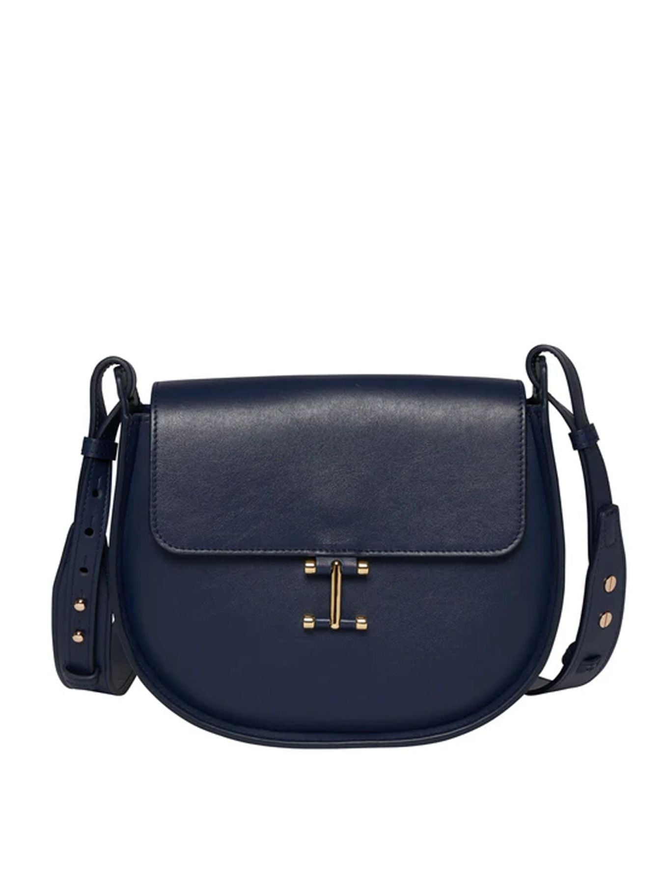 Borsa Senda de piel azul noche