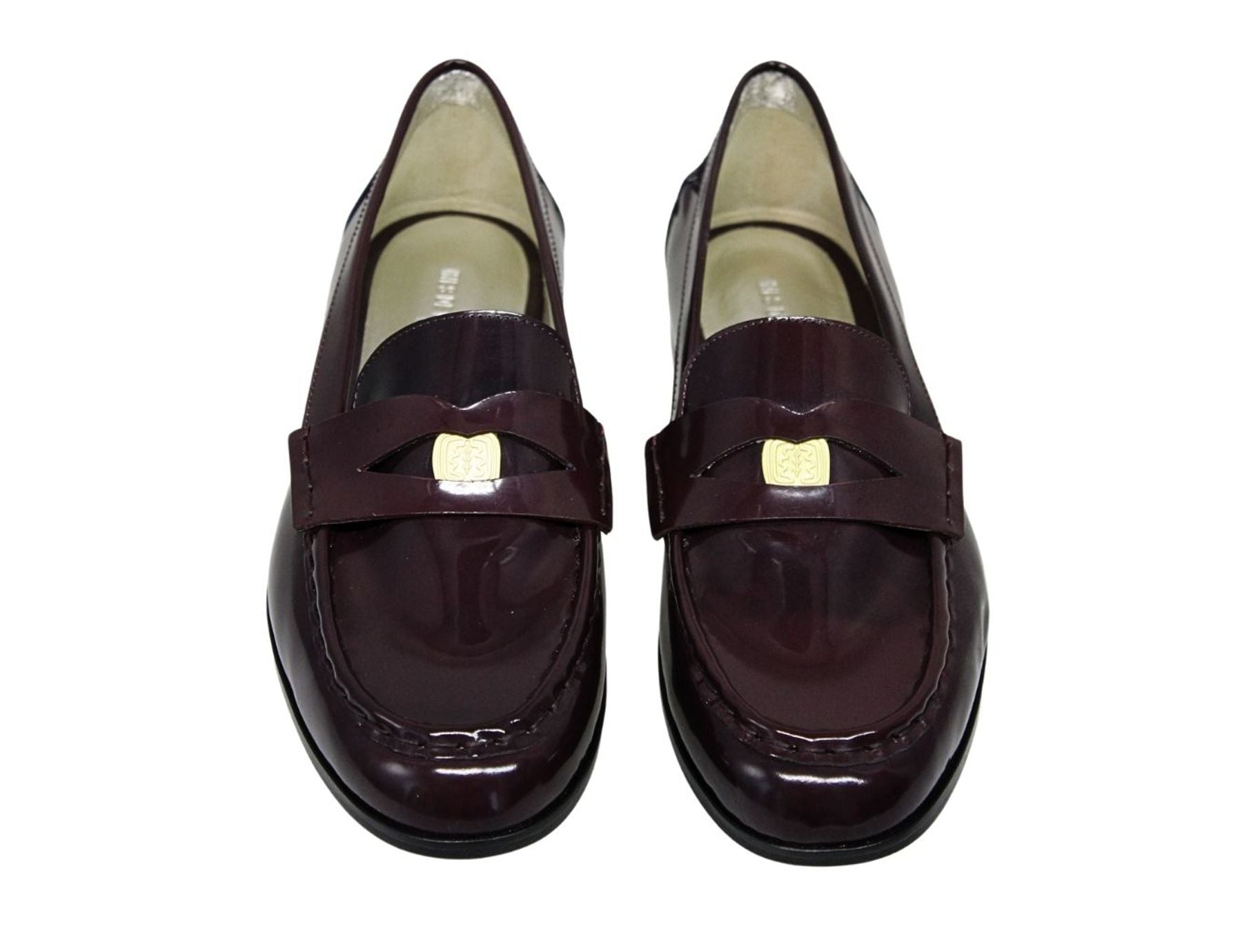 Scarpe Elvire di pelle di lisa, colorate, con cappuccio