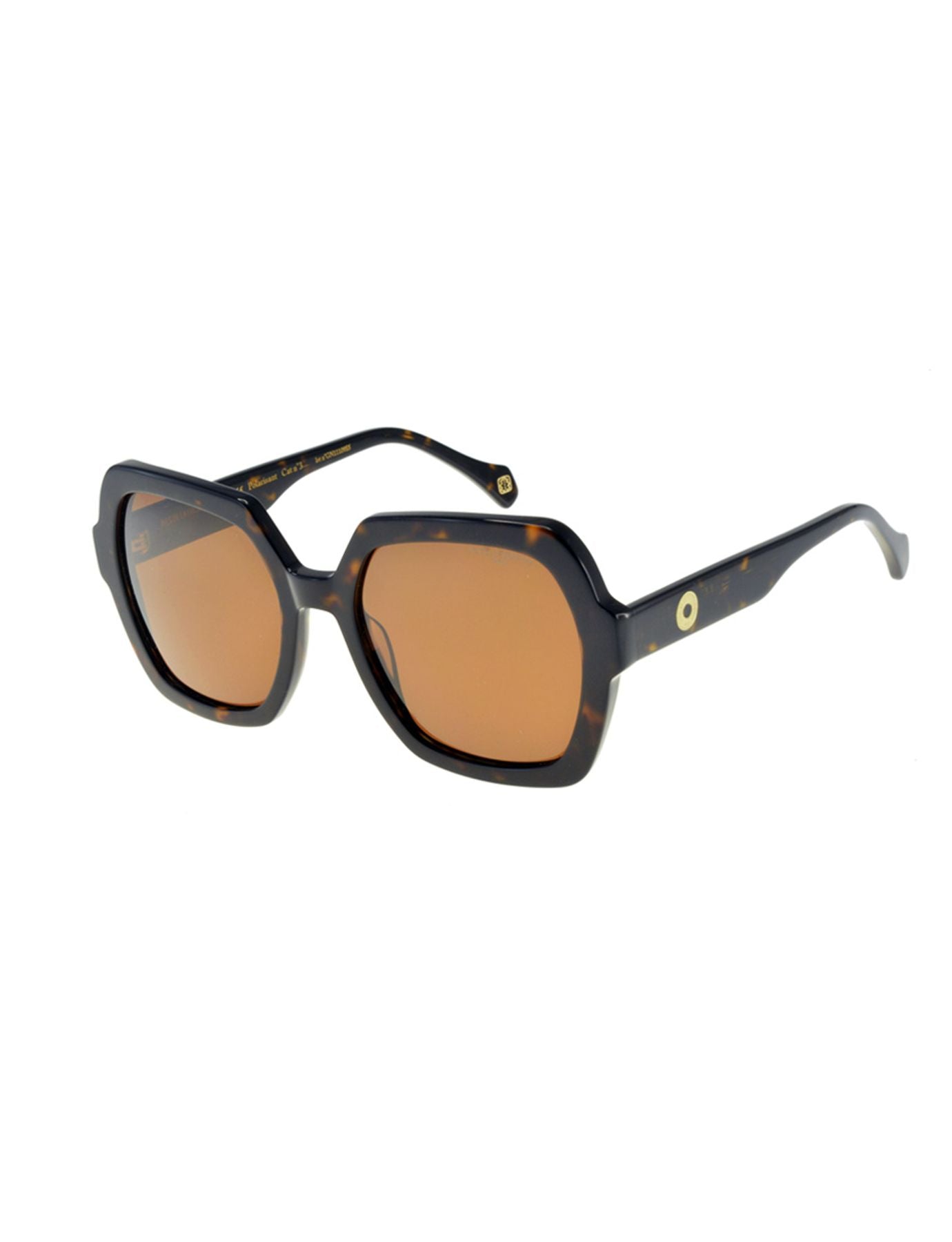 Occhiali da sole Monica in marmo marrone