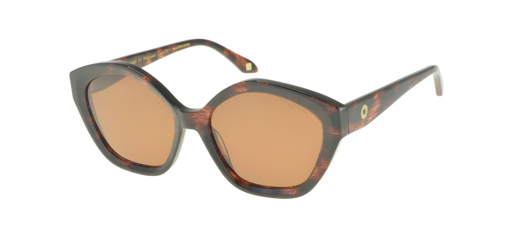 Occhiali da sole Marylin marrone marmorizzato