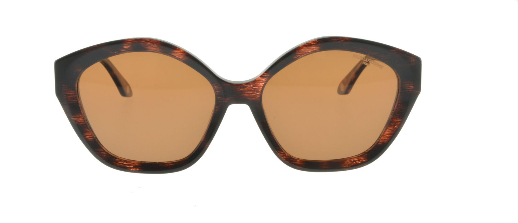Occhiali da sole Marylin marrone marmorizzato