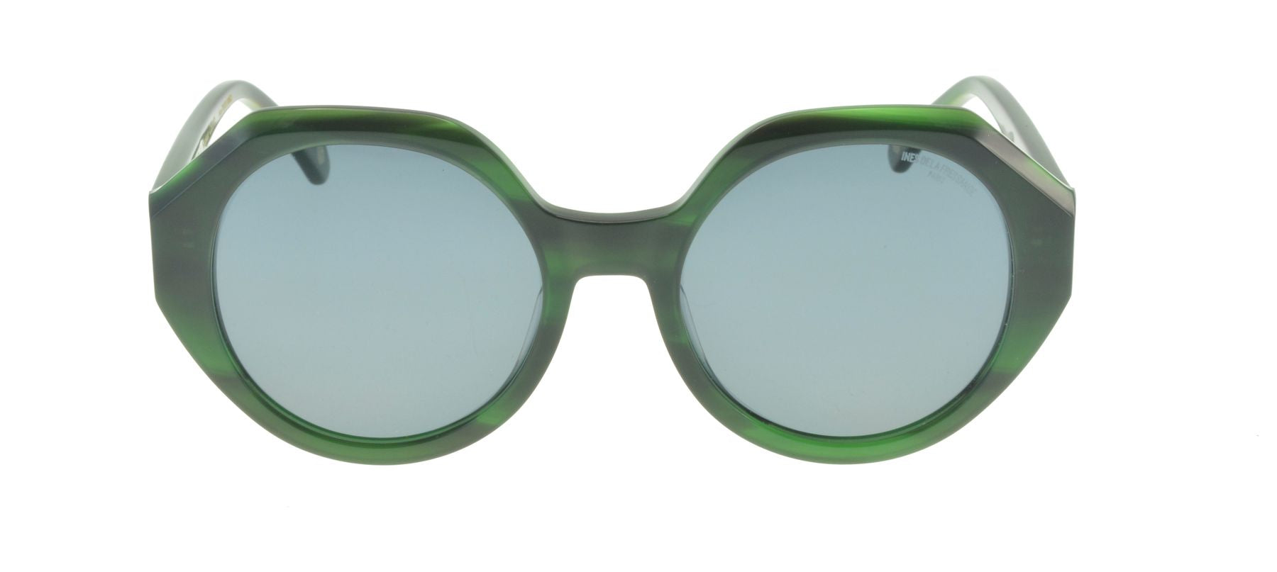 Gafas de sol Ornella jaspeadas en verde