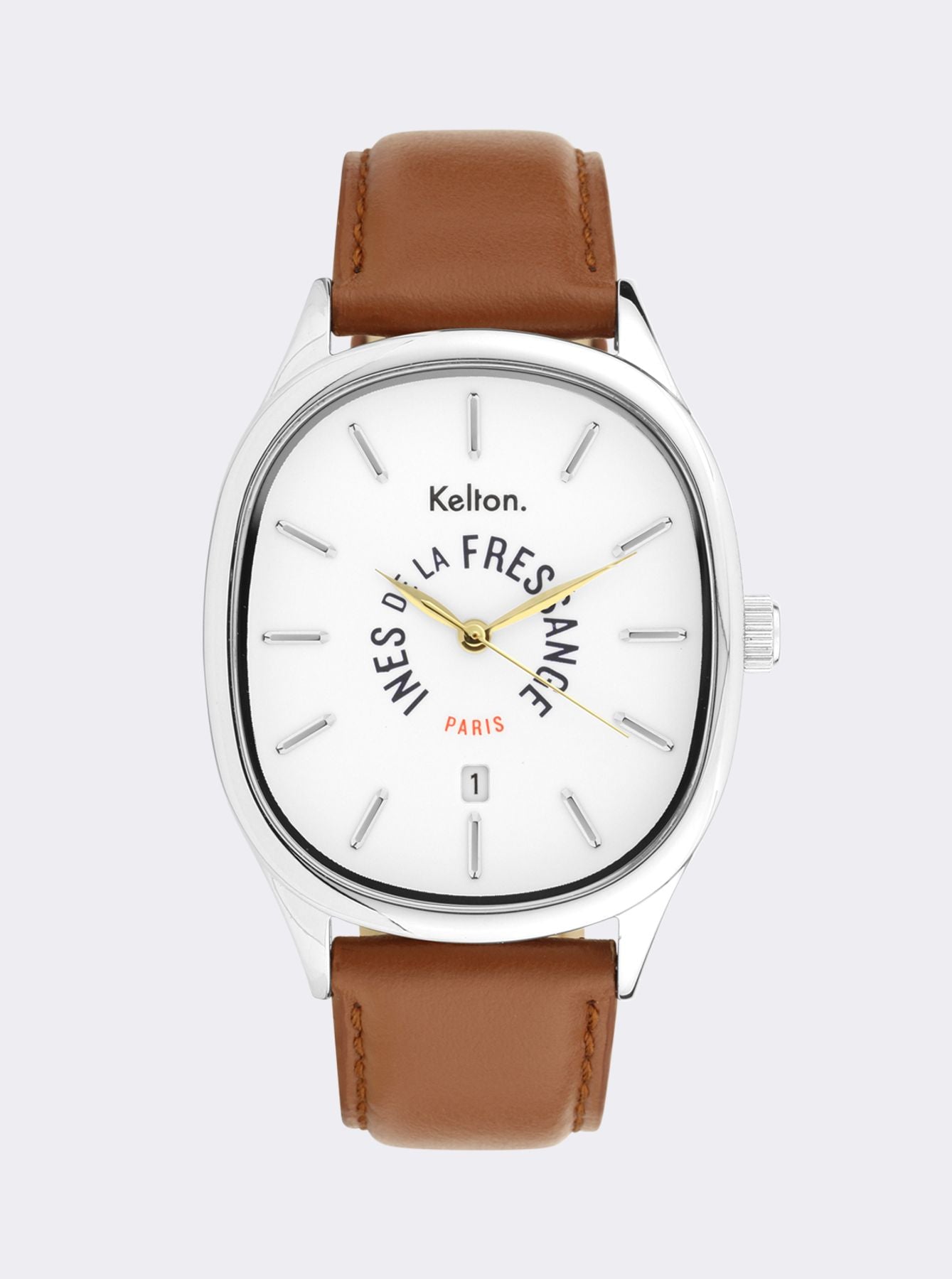 Uhr Grande Colorama camel Kelton x Ines de la Fressange Paris