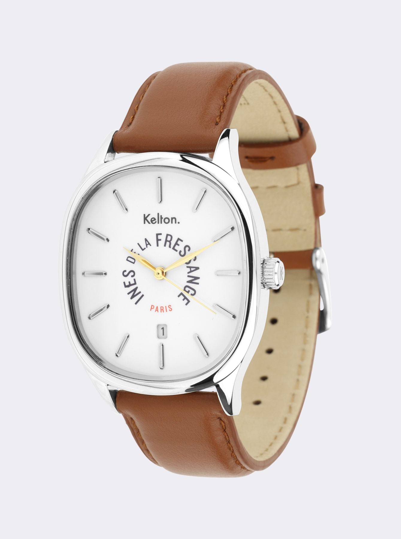 Uhr Grande Colorama camel Kelton x Ines de la Fressange Paris