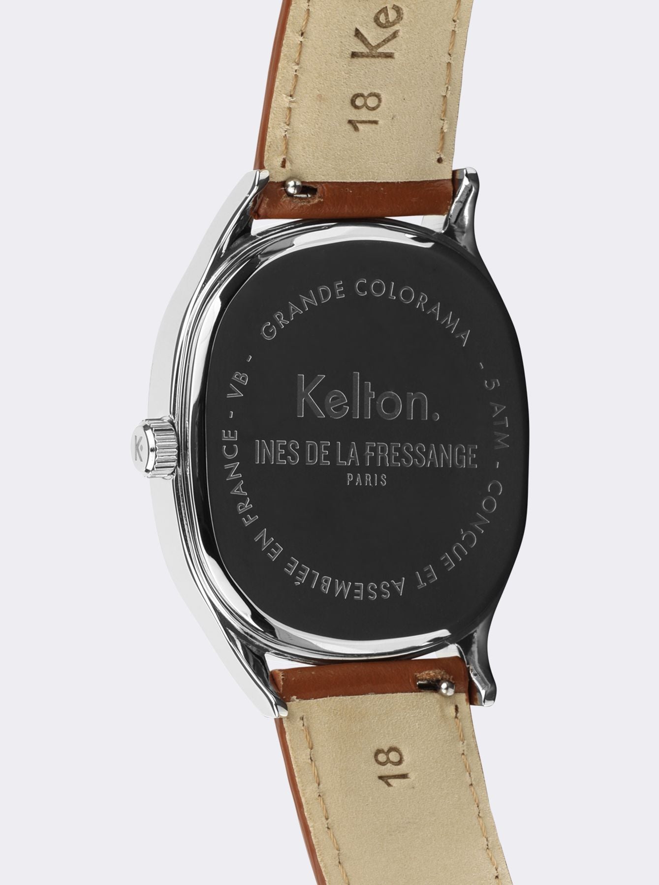 Uhr Grande Colorama camel Kelton x Ines de la Fressange Paris
