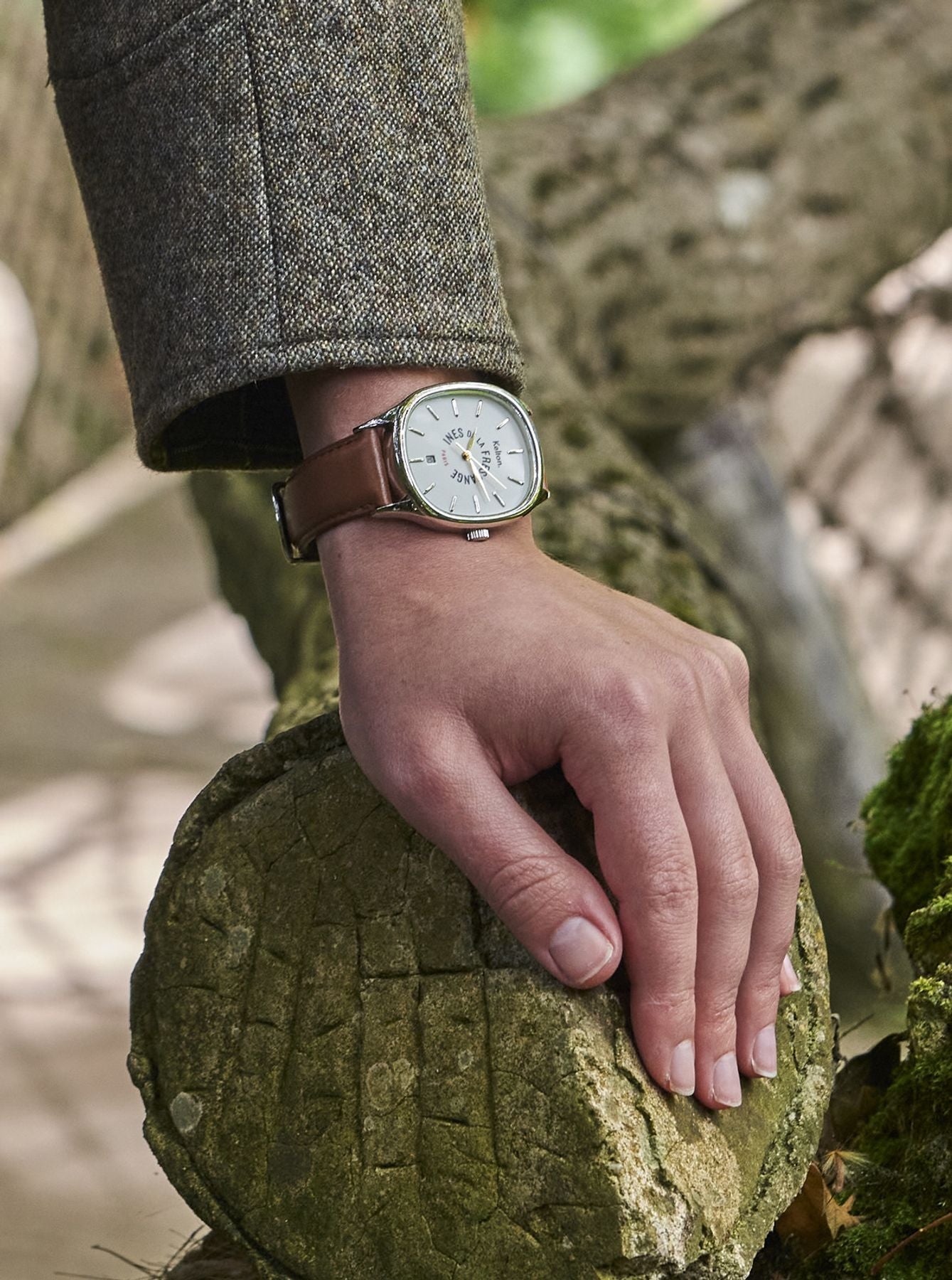 Uhr Grande Colorama camel Kelton x Ines de la Fressange Paris