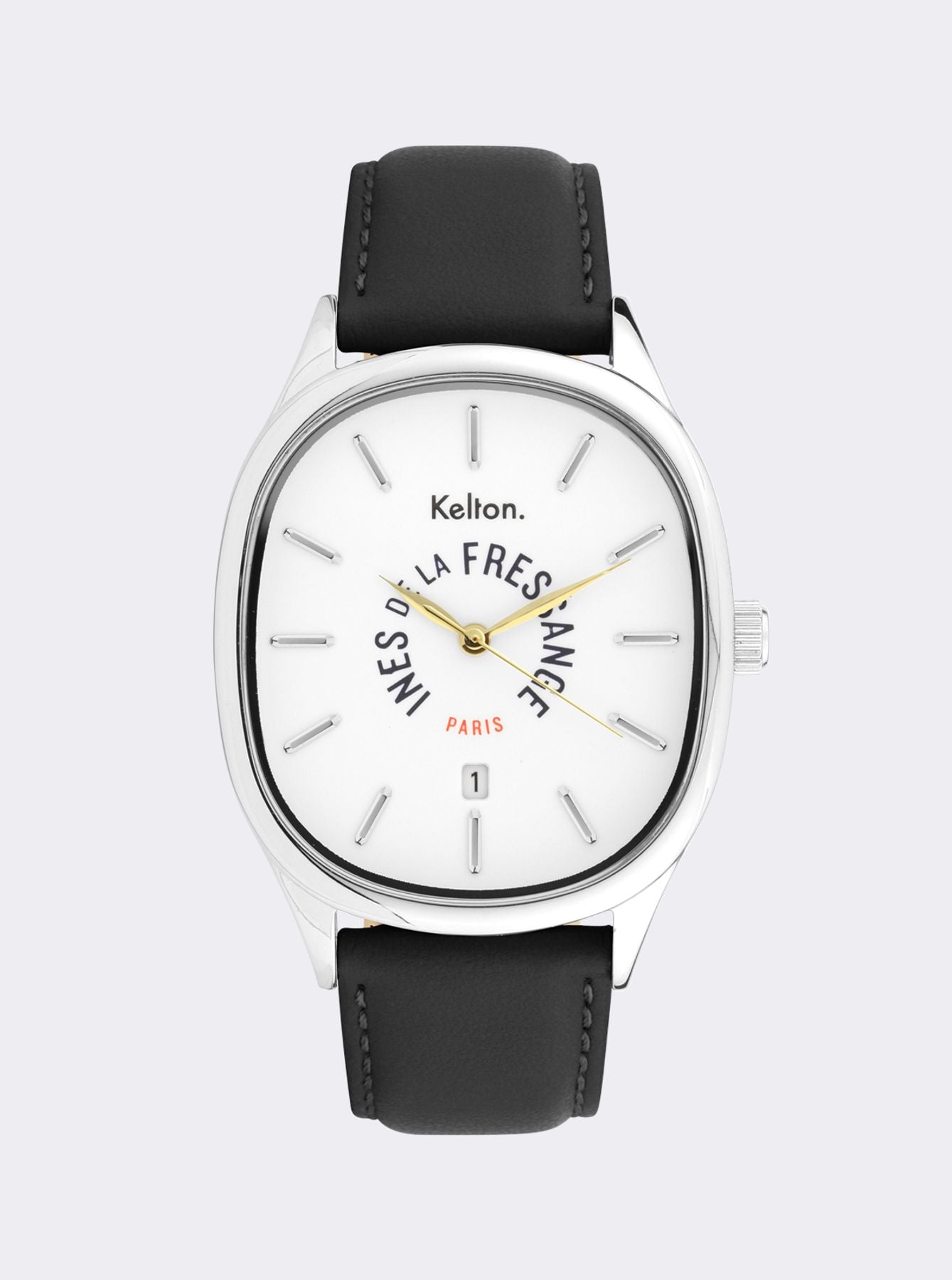 Ines de la Fressange Grande Colorama reloj nero Kelton x Paris