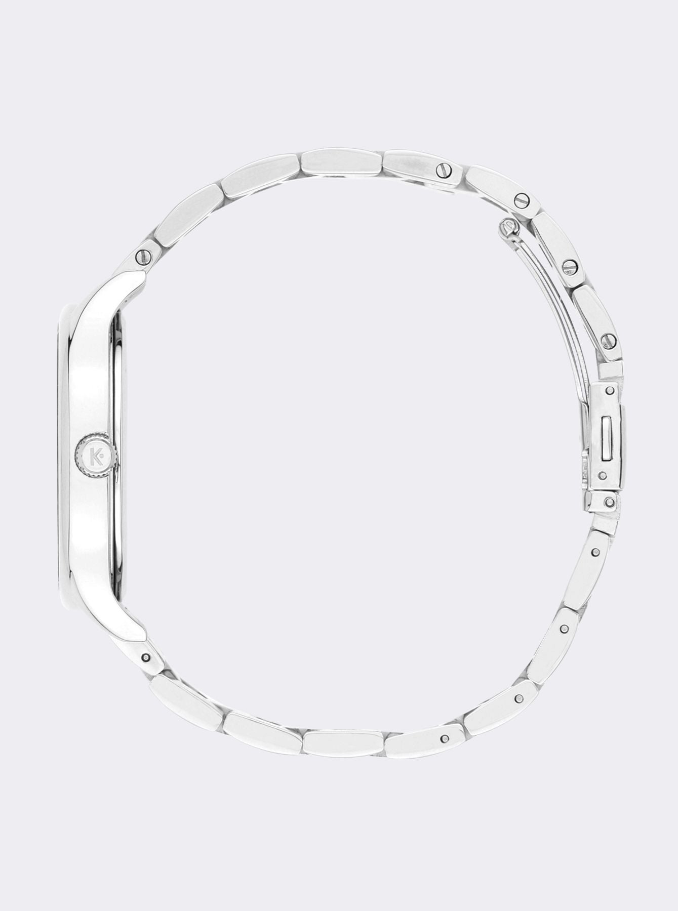 Ines de la Fressange Grande Colorama reloj de plata Kelton x París