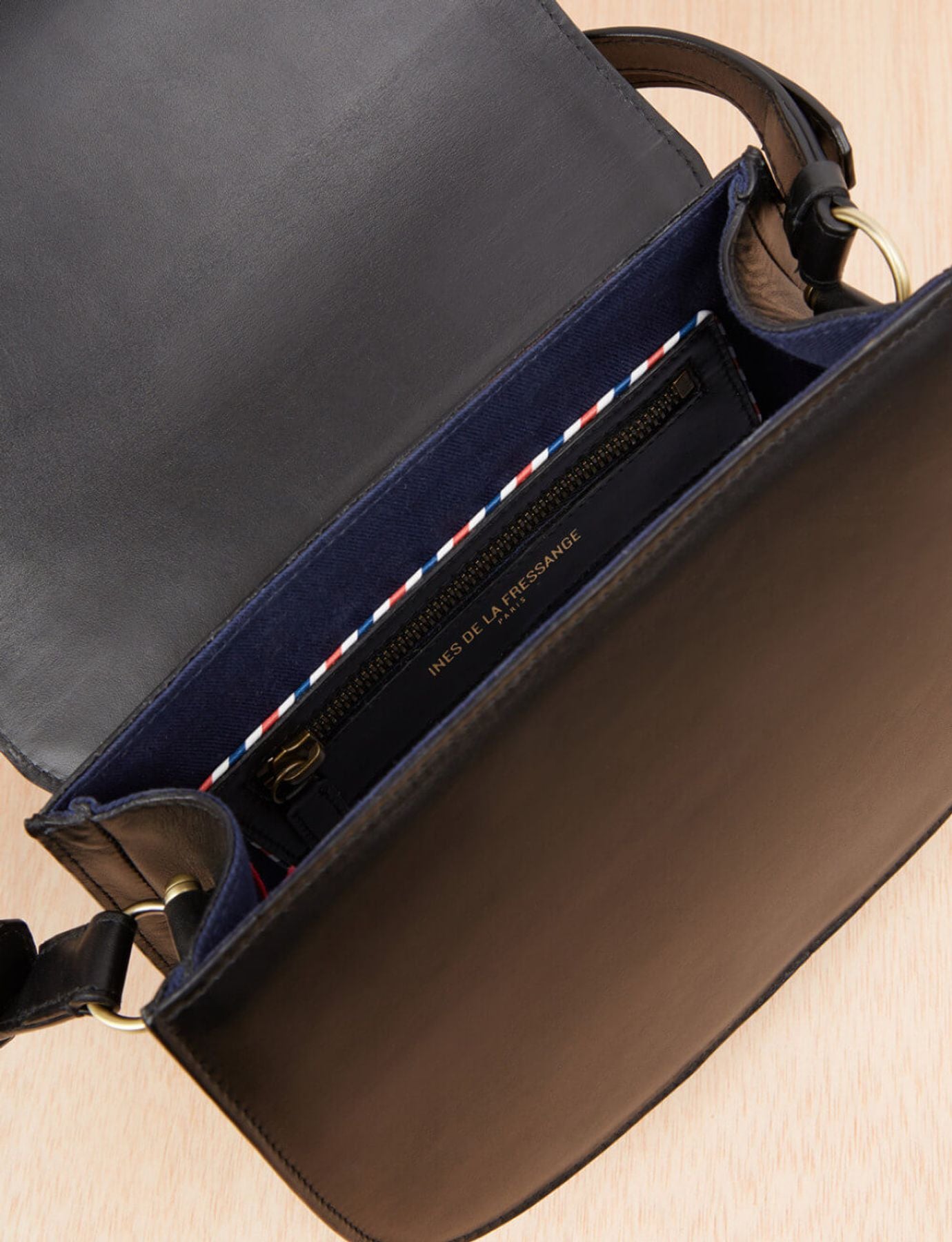 Borsa Flâneur in pelle nera