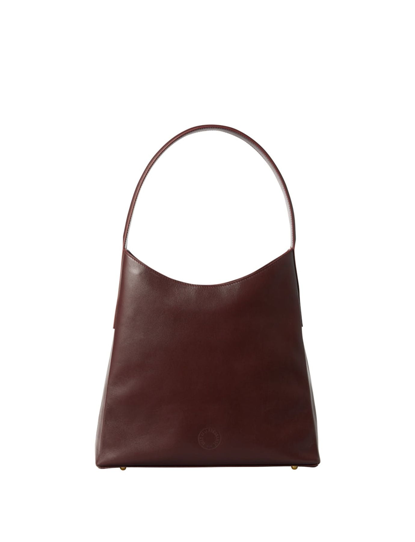 Borsa Léonore M in pelle bordeaux