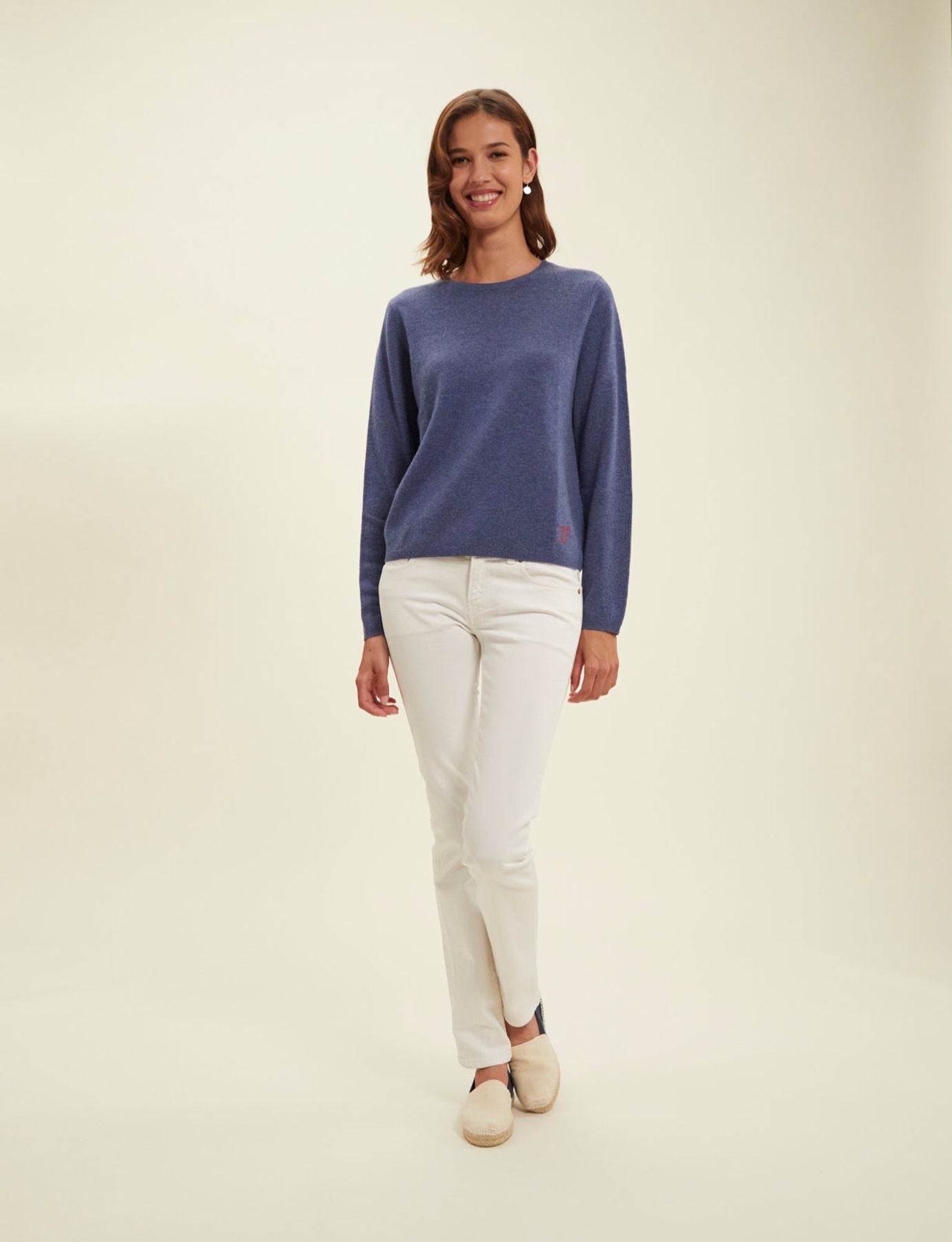 Maglia Angelina in denim blu