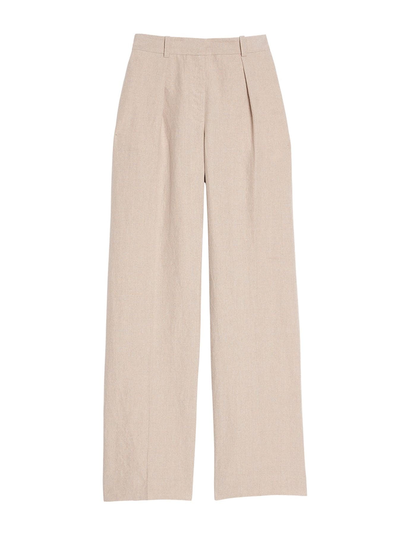 Pantalone Hector di lino beige