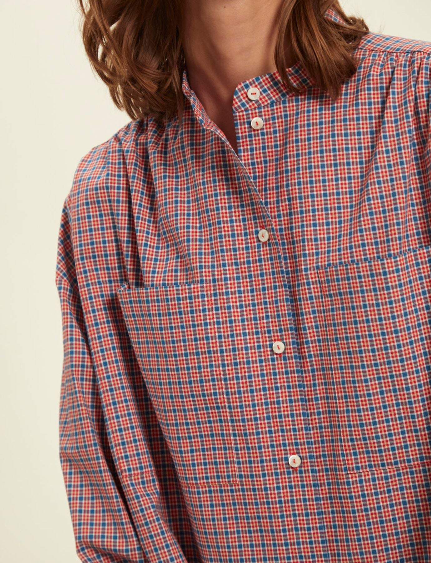 Camisa di colore rosso Adamo