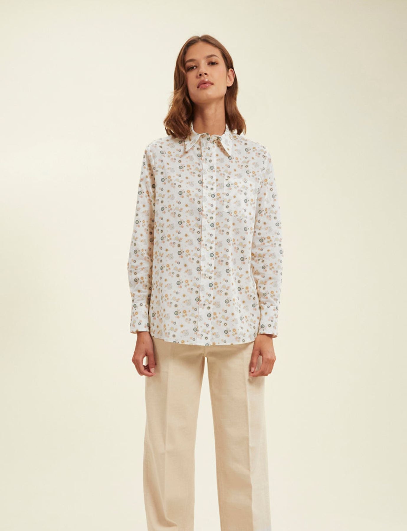 Camisa floreale Maureen