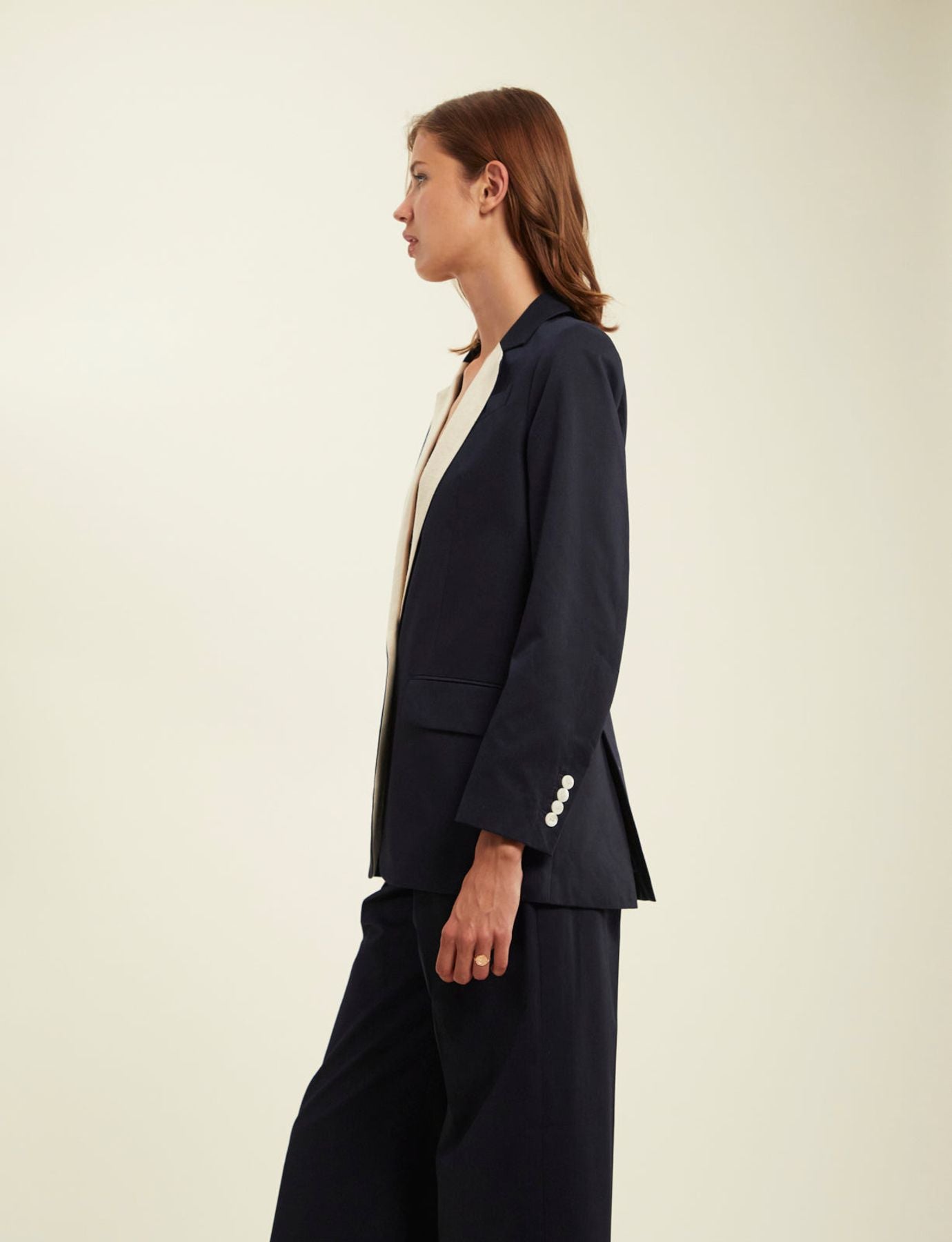 Giacca Bruna blu navy