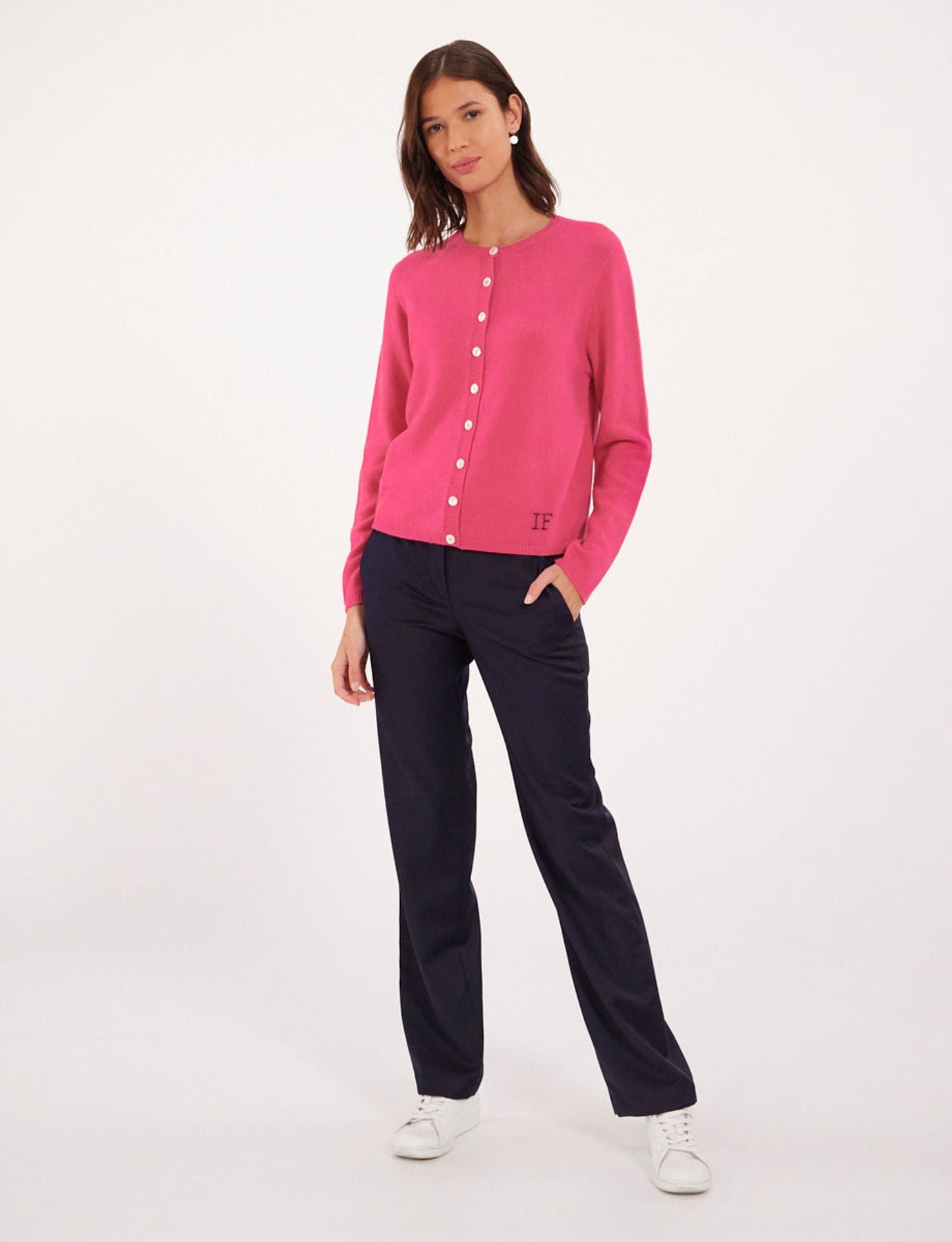 Cardigan rosa Cesaria