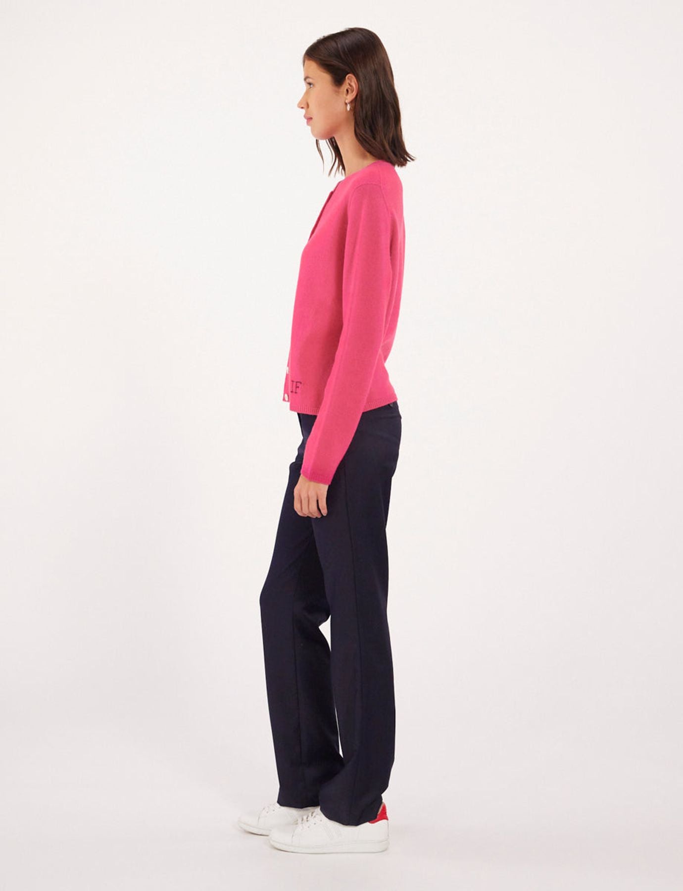 Cardigan rosa Cesaria