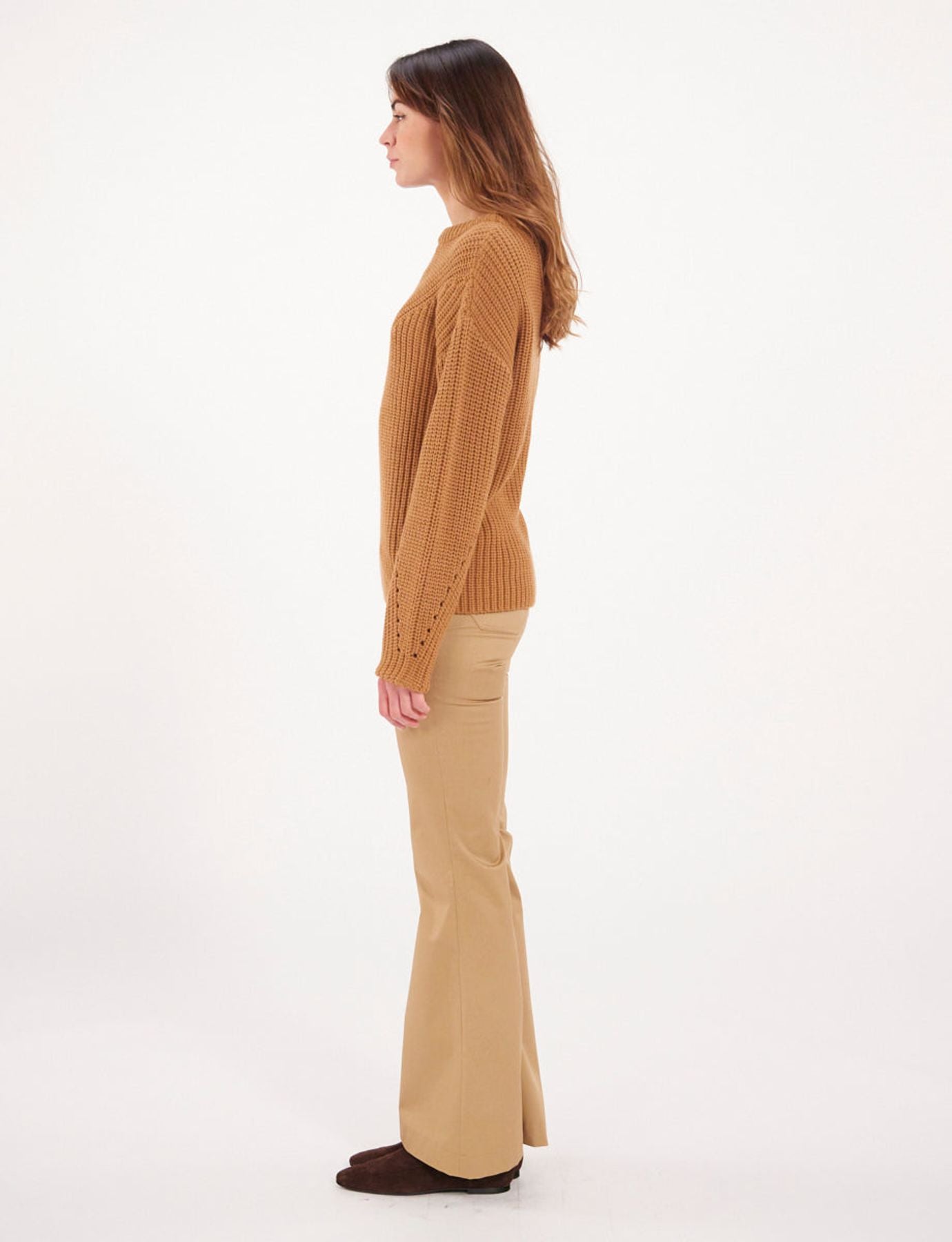 Maglia Amalia in cammello