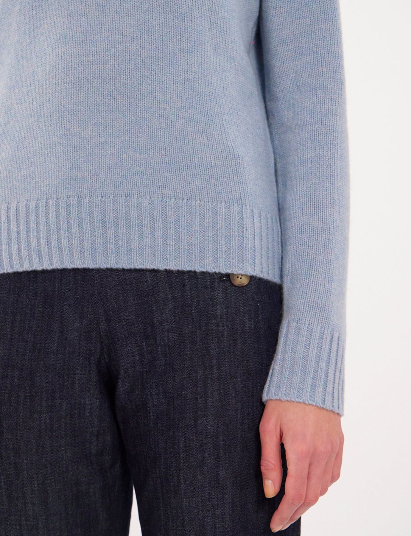 Maglia a collo rosso con mango martillo x Notshy