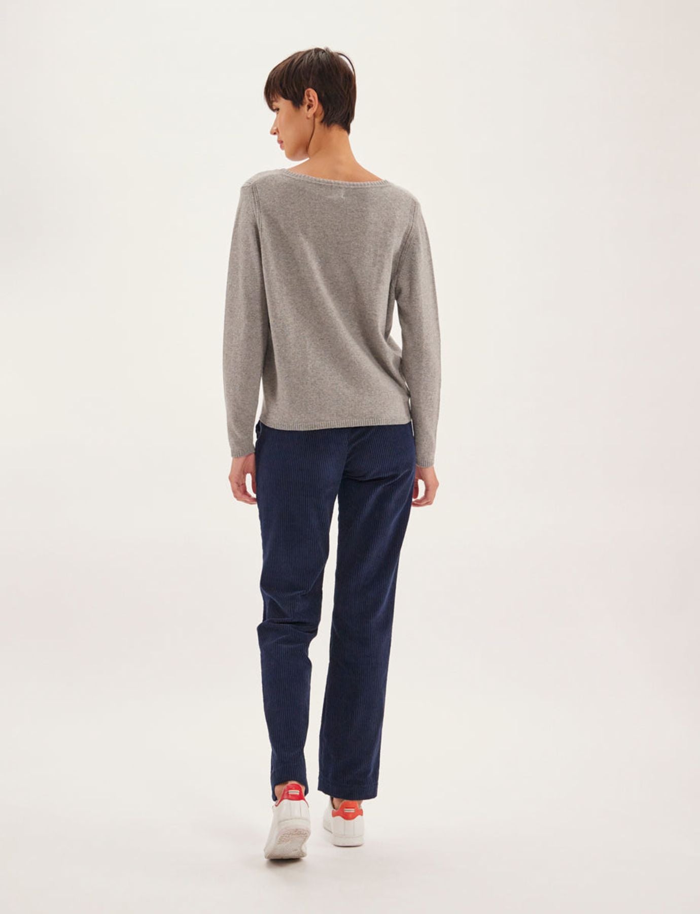 Maglia Morgane in lana e cashmere grigio